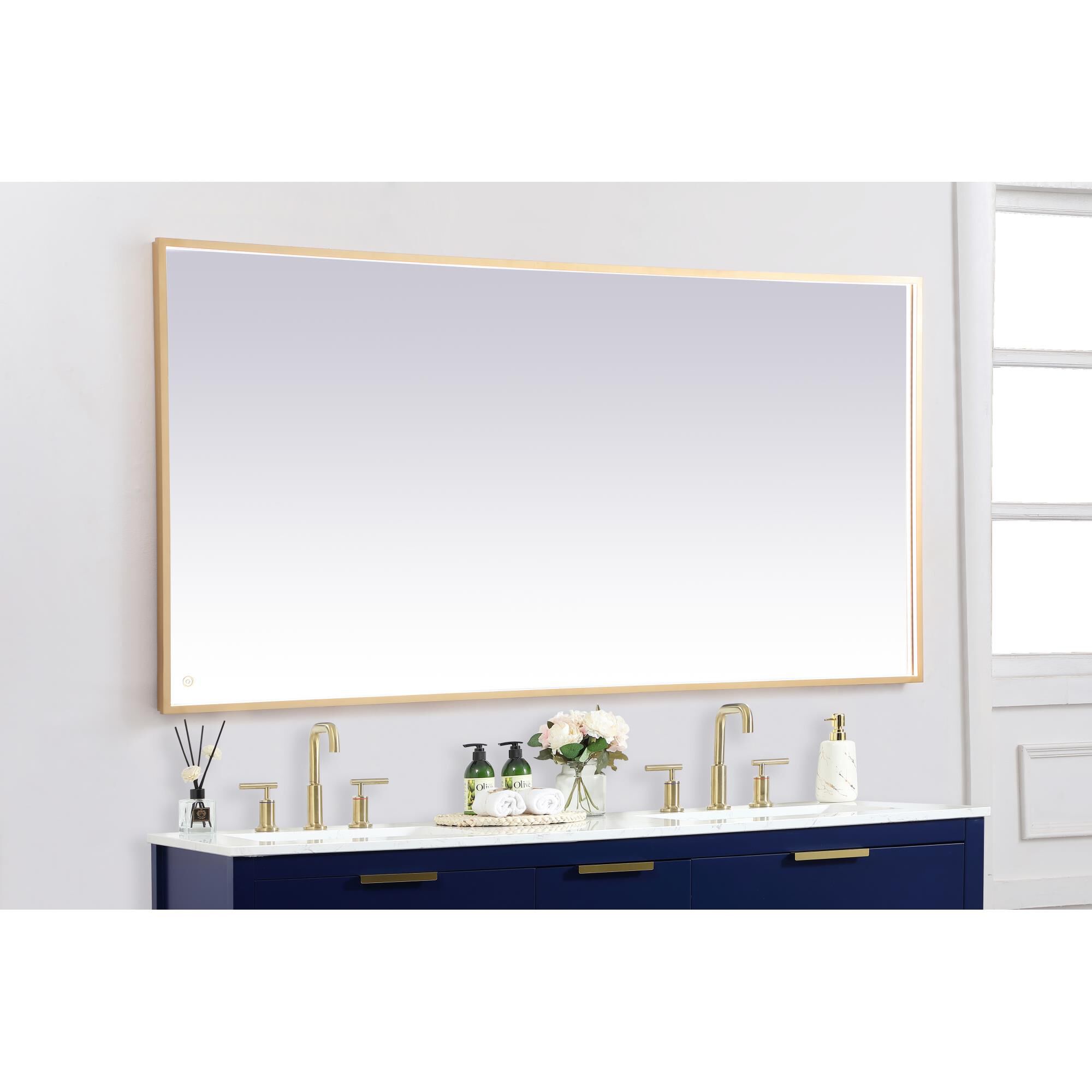 Shown in Brass finish