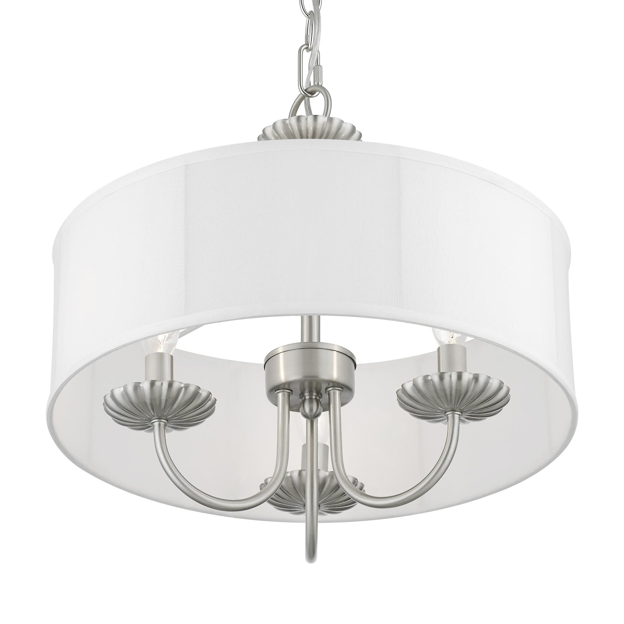 Brookdale 3 Light Mini Chandelier by Livex Lighting