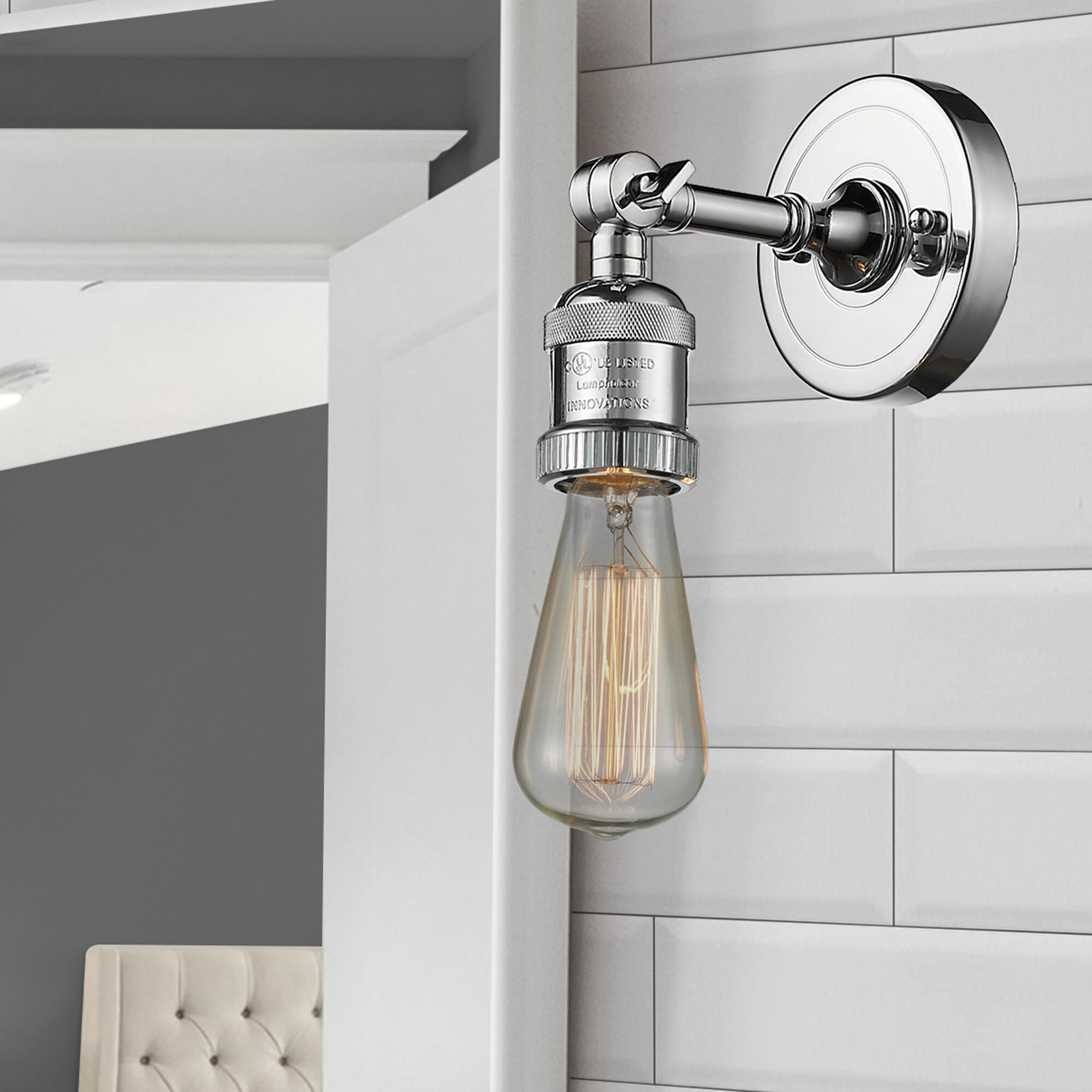 Innovations Lighting Bruno Marashlian Bare Bulb 6 Inch Wall Sconce