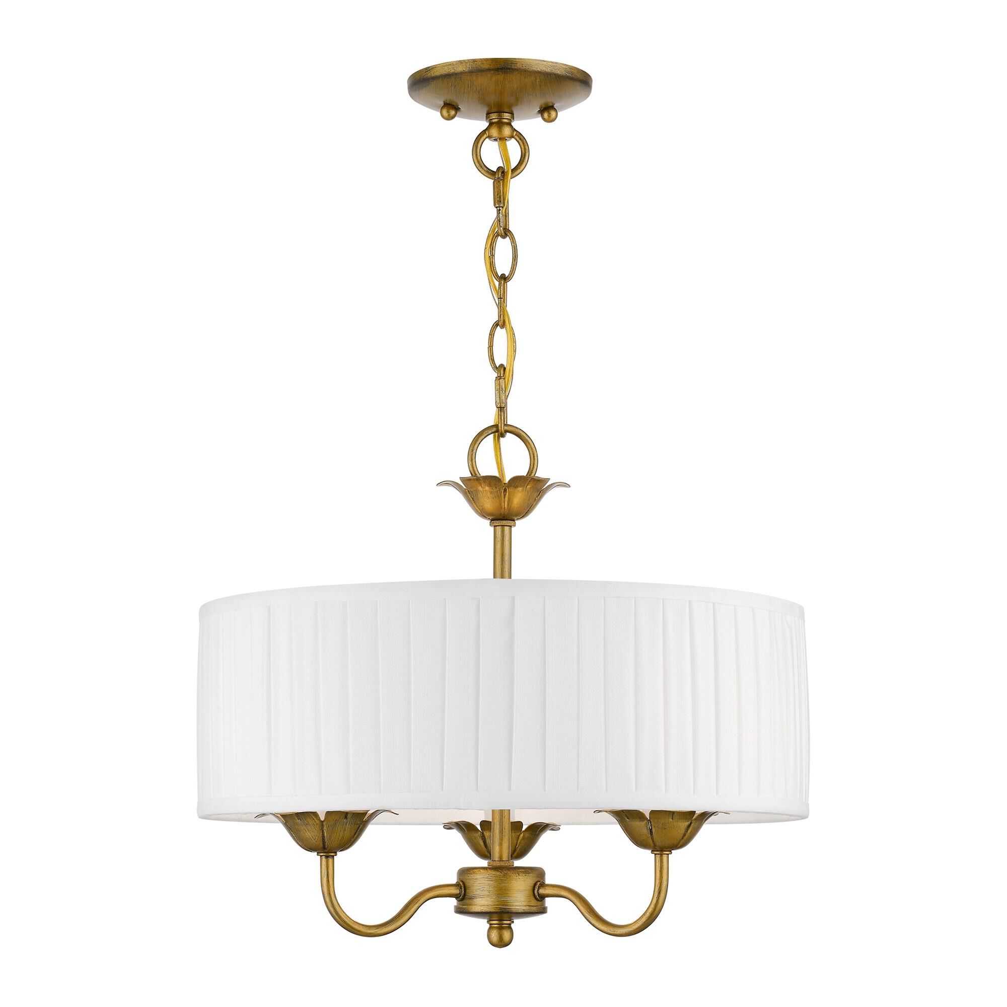 Edinburgh 3 Light Mini Chandelier by Livex Lighting