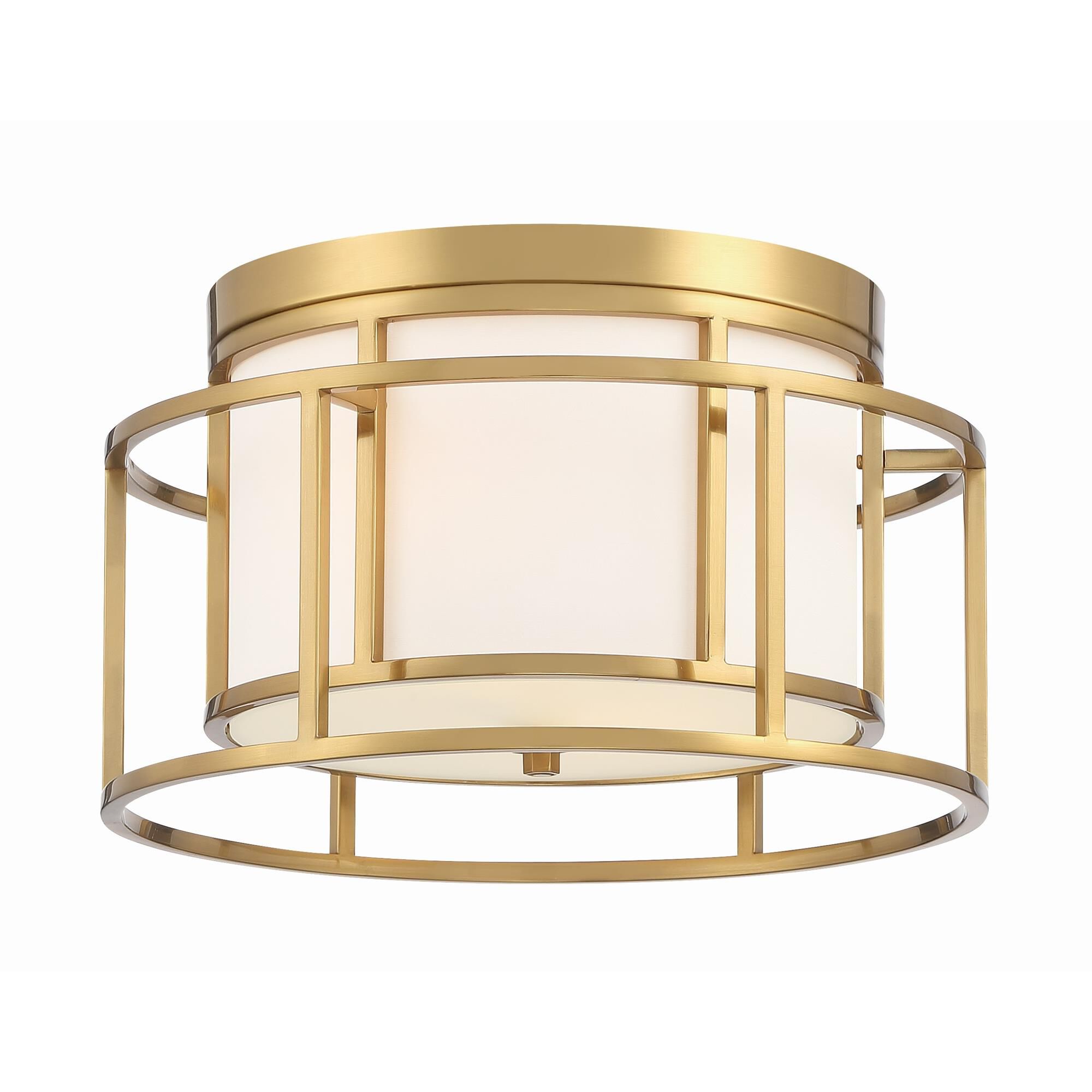 Shown in Luxe Gold finish and Silk glass and Silk shade
