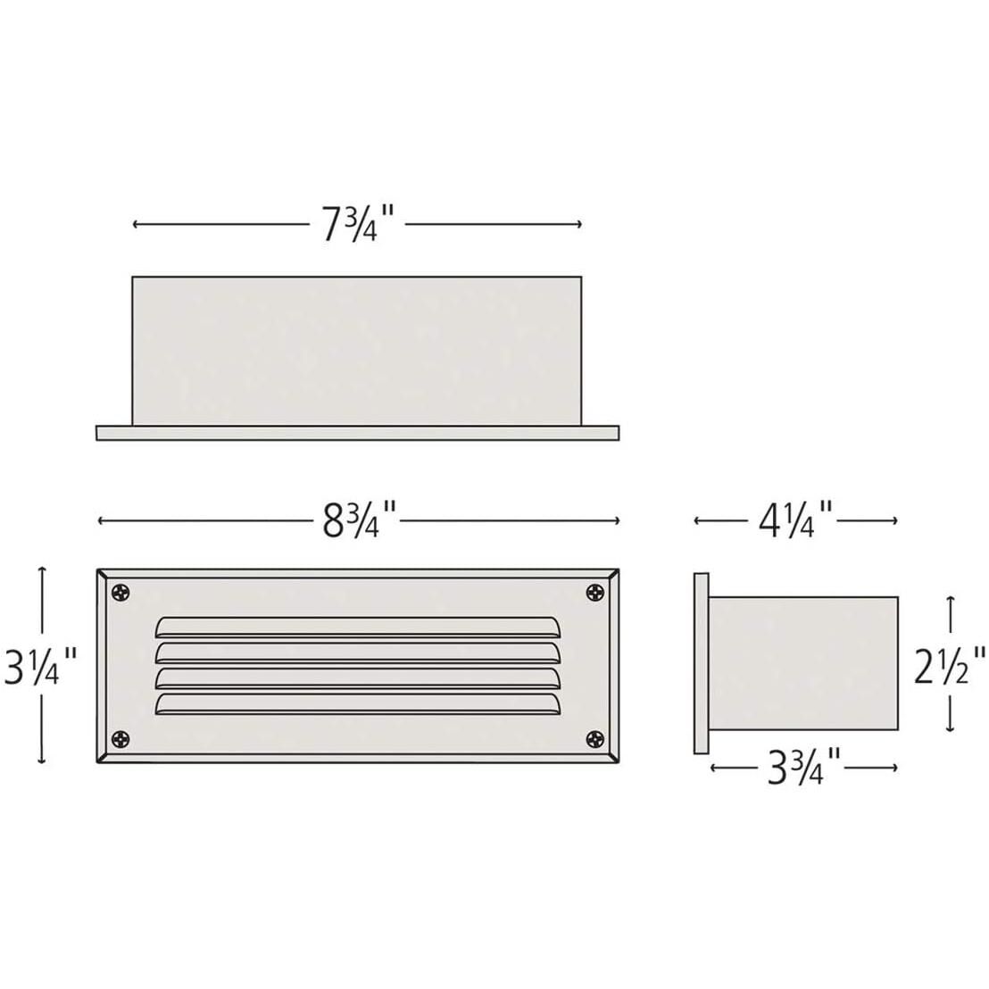 Hinkley Lighting Louvered 1 Watt LED Deck Light