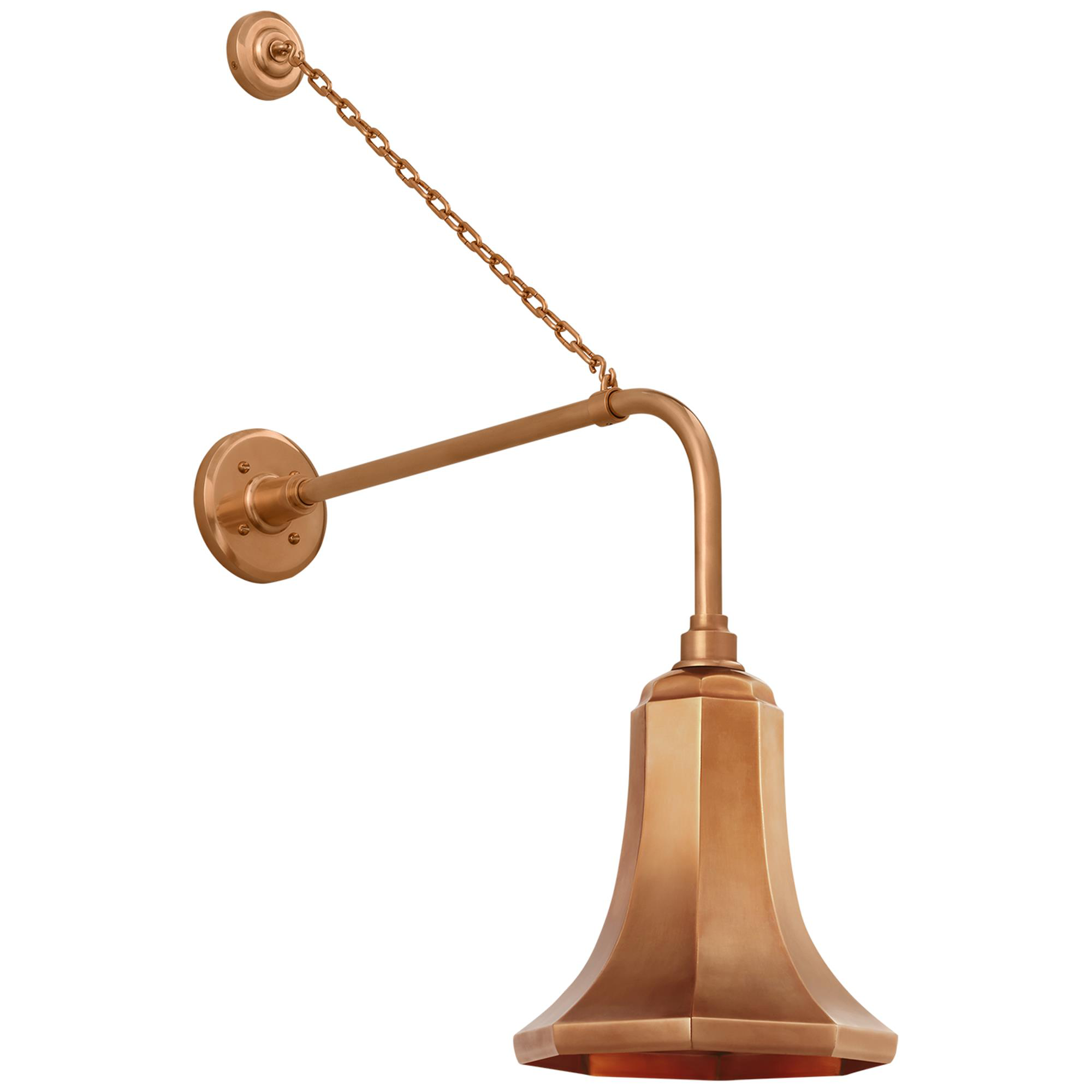 Shown in Soft Copper finish and Copper shade