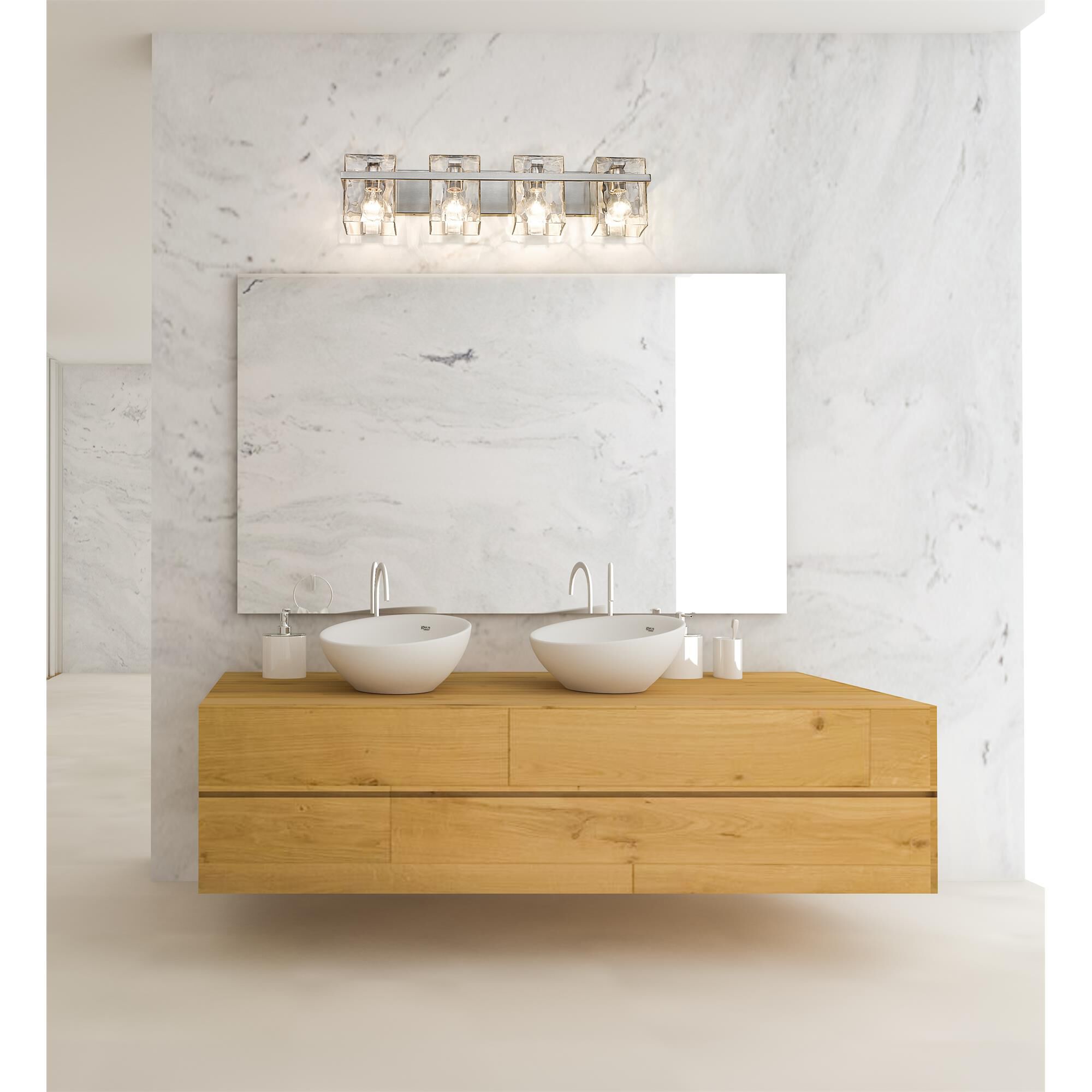 Shown in Brushed Nickel finish