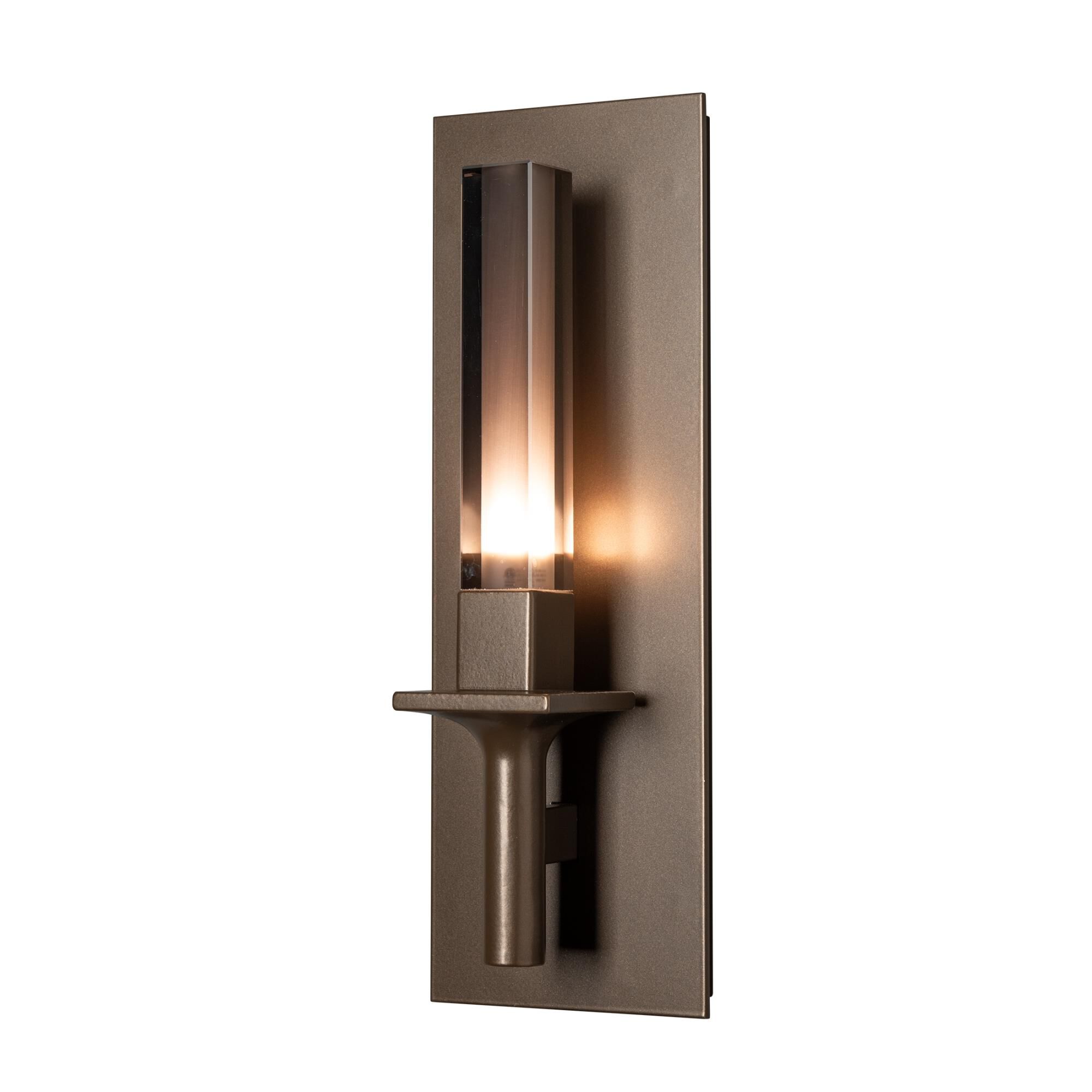Shown in Bronze finish and Frosted shade