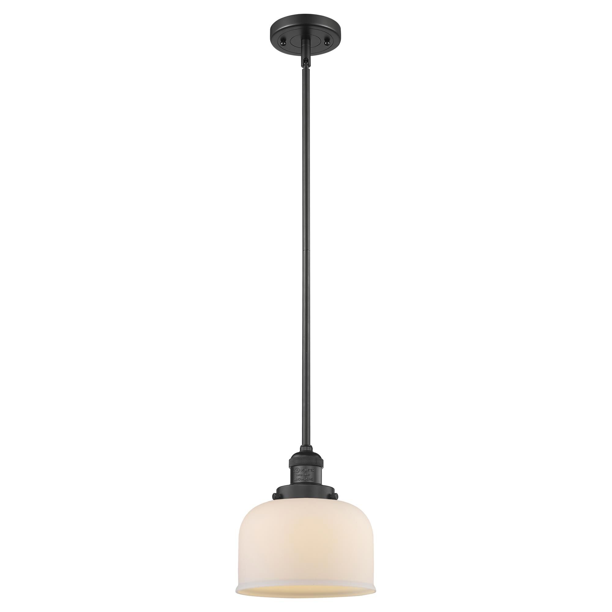 Shown in Matte Black finish and Matte White Cased glass