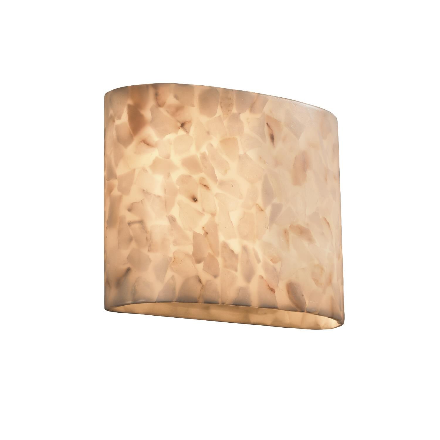 Alabaster Rocks! 11 Inch Wall Sconce by Justice Design Group