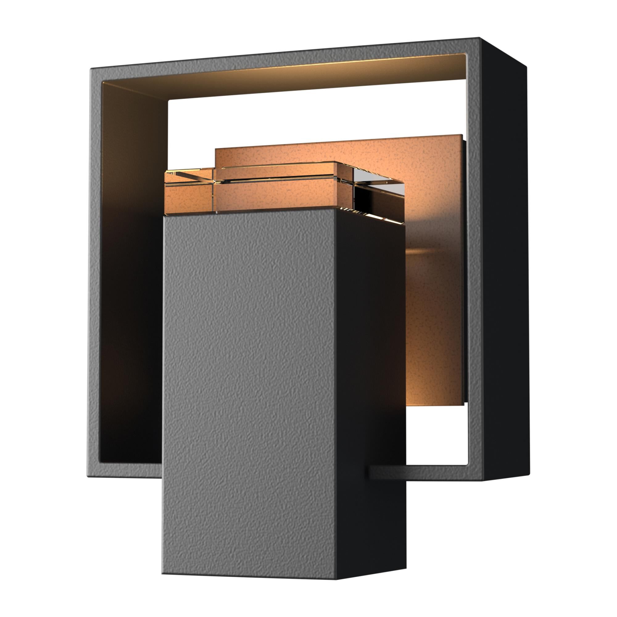 Hubbardton Forge Shadow Box 8 Inch Tall Outdoor Wall Light