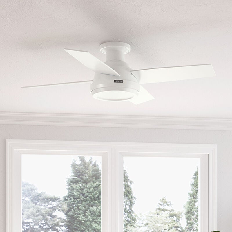 Dempsey 44 Inch Flush Mount Fan by Hunter Fan