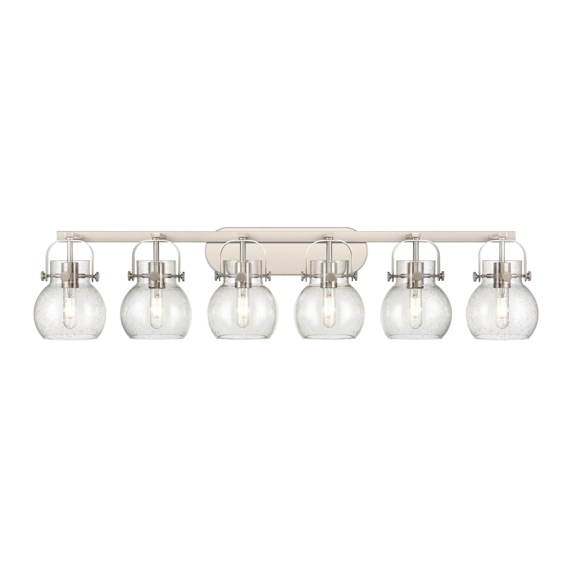 Bruno Marashlian Pilaster II Sphere 46 Inch Bath Vanity Light by Innovations Lighting