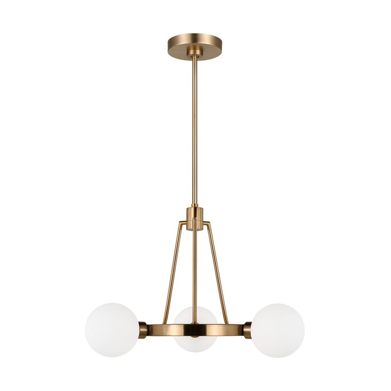 Clybourn 21 Inch 3 Light Mini Chandelier by Visual Comfort Studio Collection
