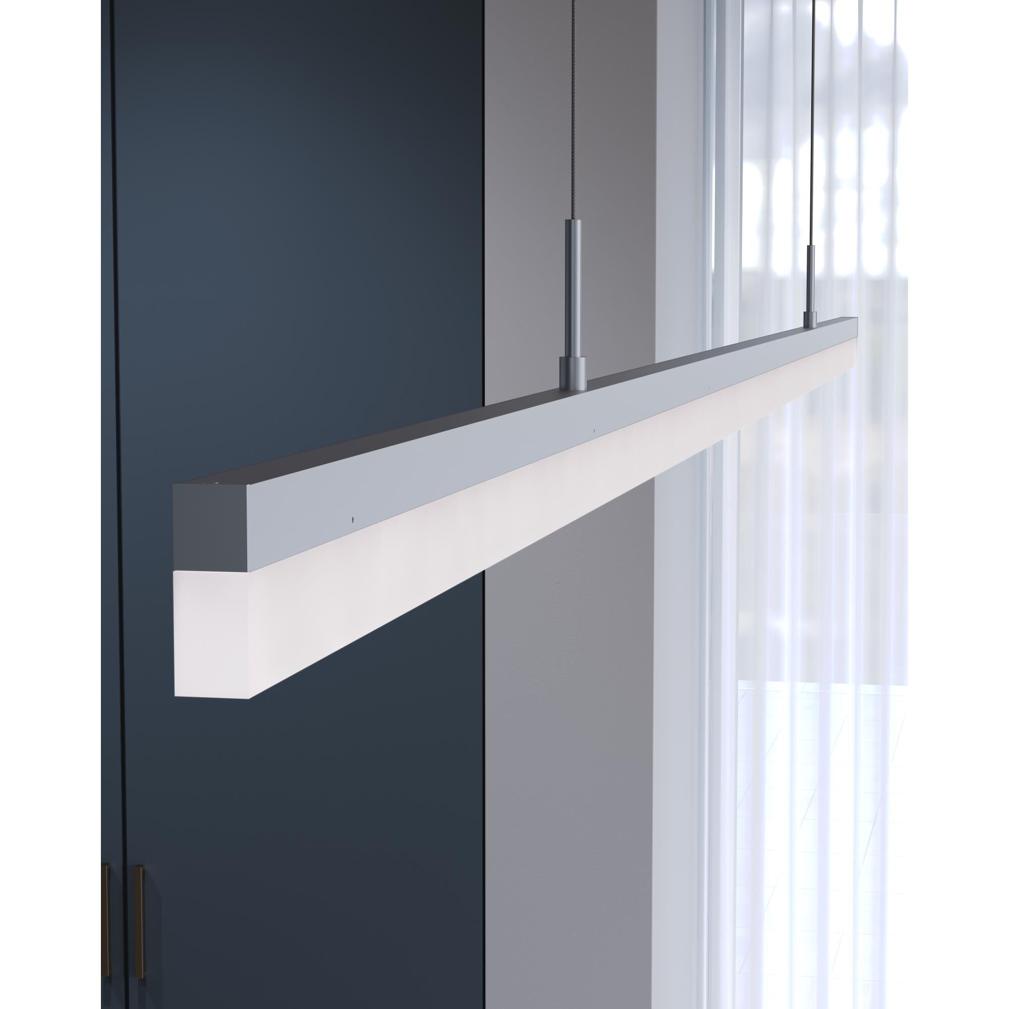 Shown in Bright Satin Aluminum finish