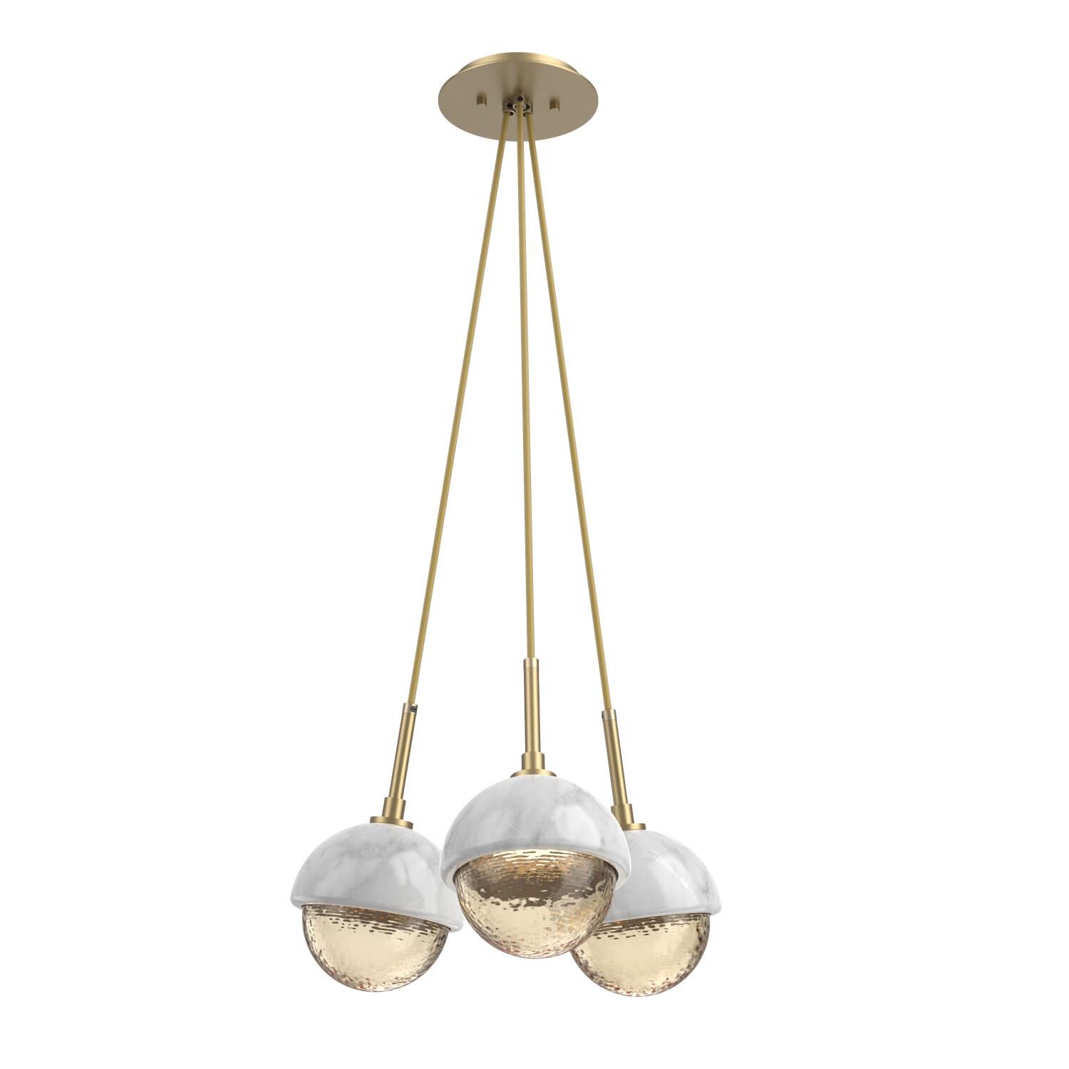 Levi Wilson Cabochon 13 Inch Multi Pendant Light by Hammerton Studio