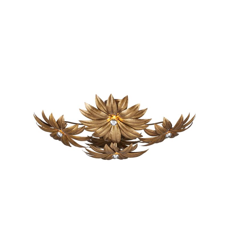 Alithea 45 Inch Semi Flush Mount by Currey and Company