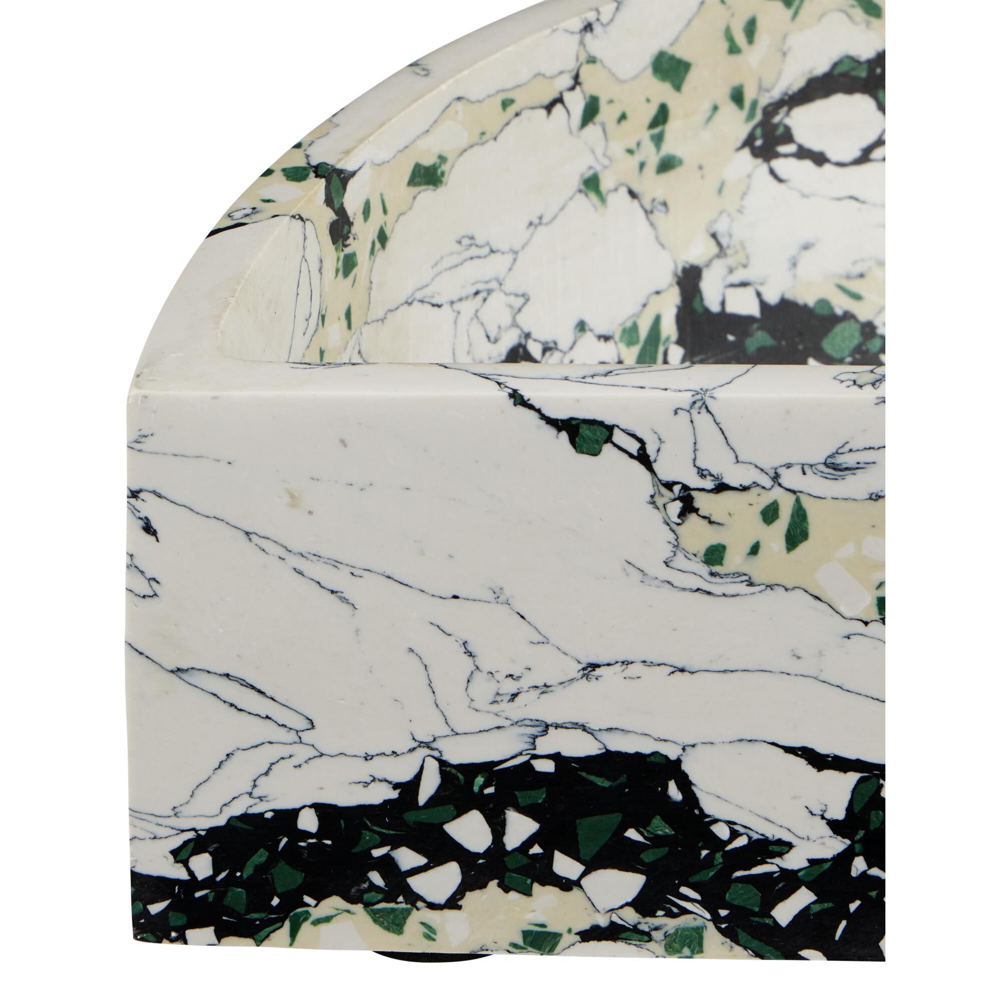 Shown in White, Black finish