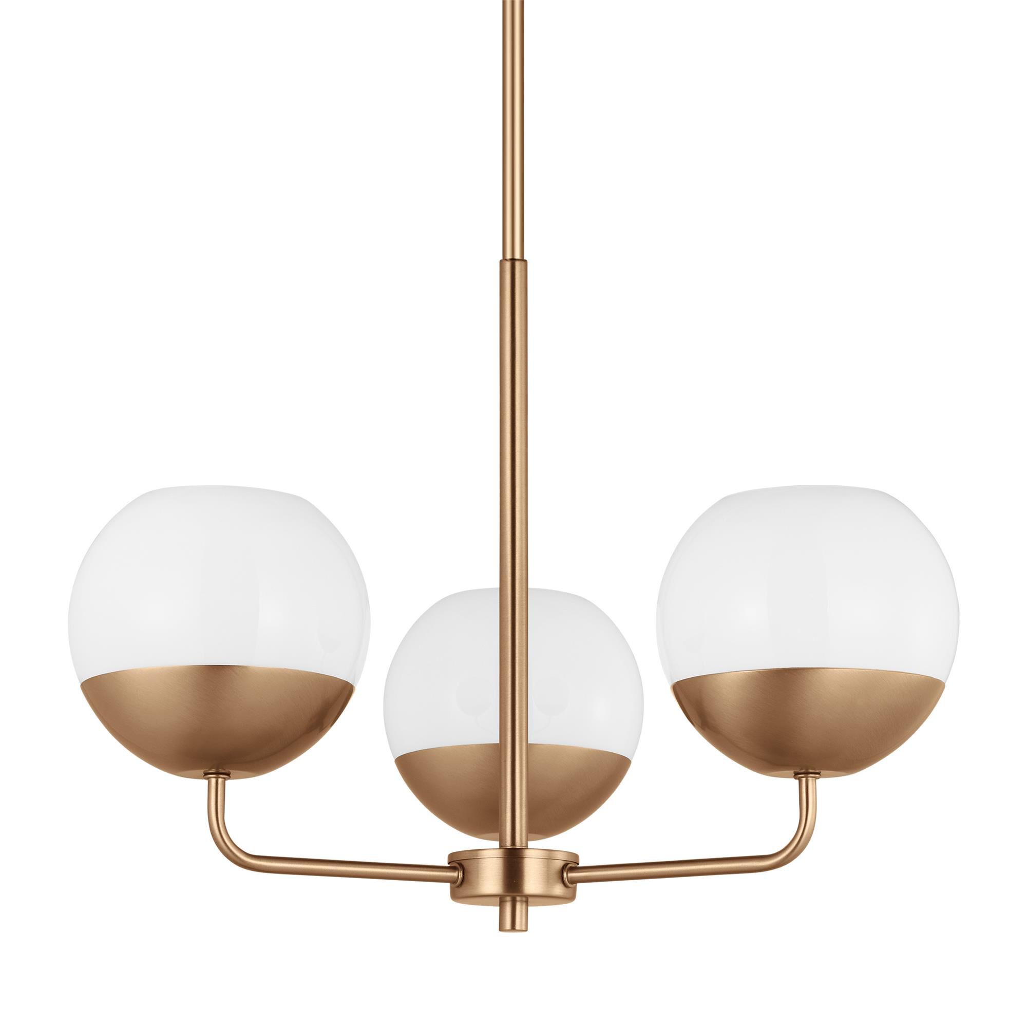 Sean Lavin Alvin 20 Inch 3 Light Mini Chandelier by Visual Comfort Studio Collection