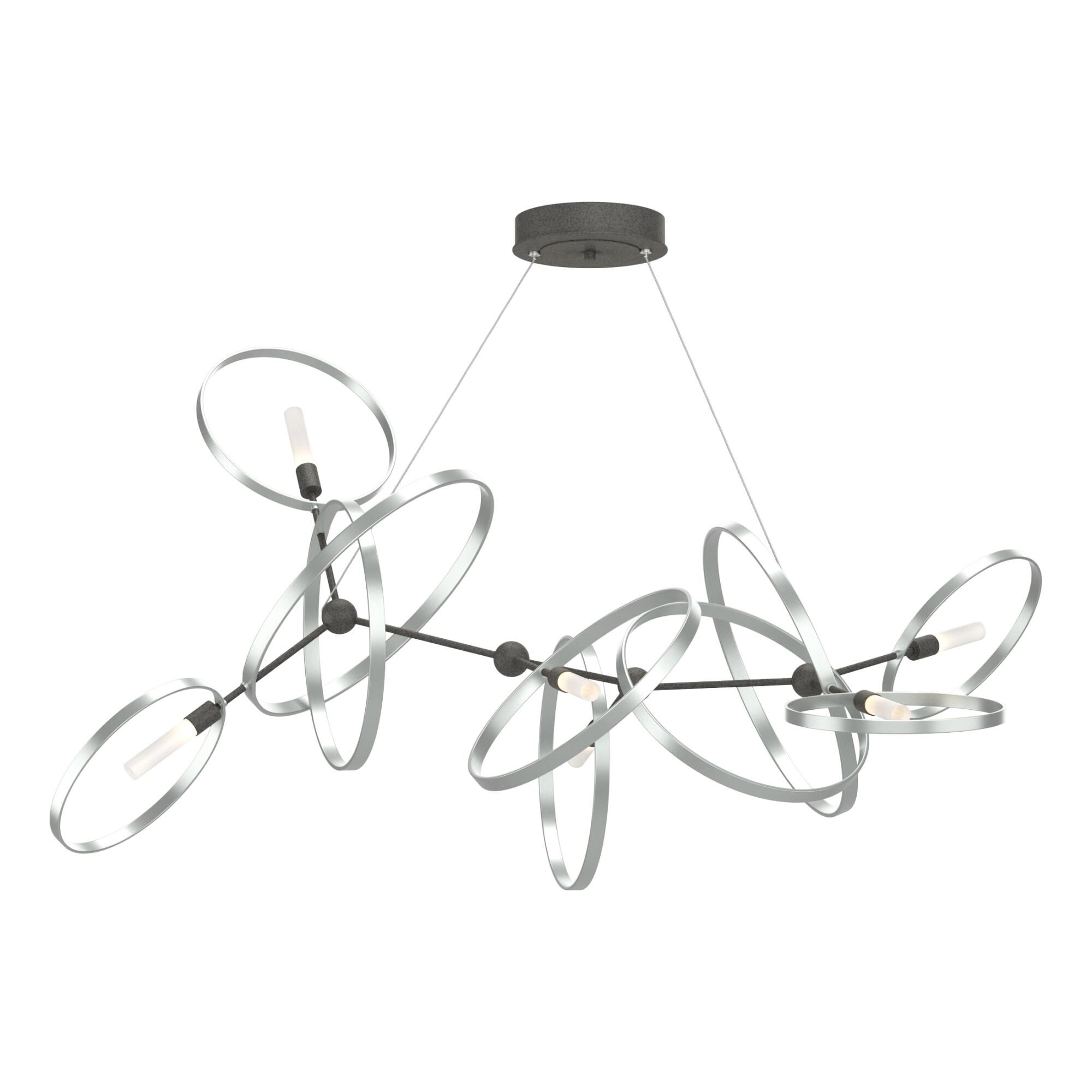 Celesse 59 Inch 6 Light Linear Suspension Light by Hubbardton Forge