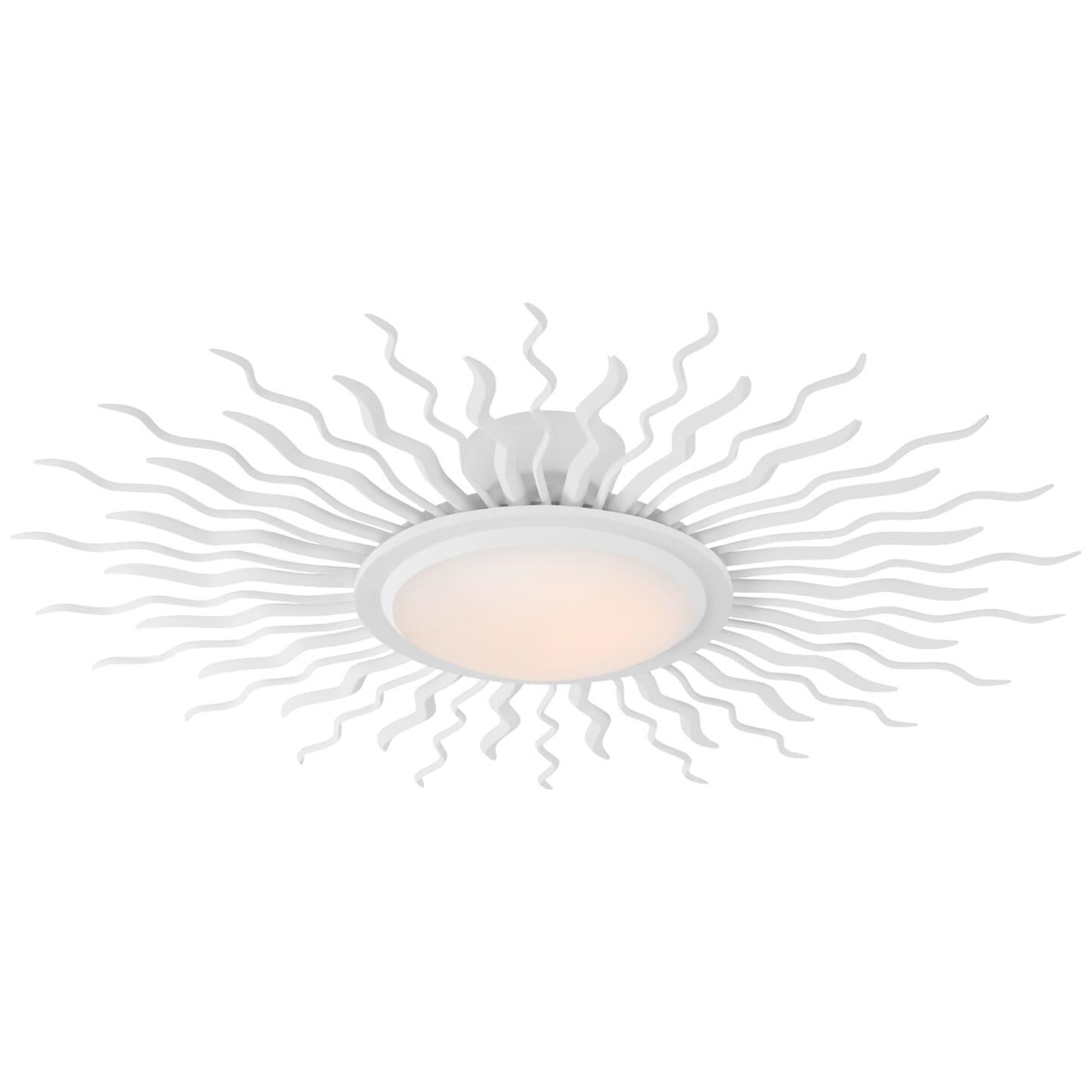 Re 31 Inch Semi Flush Mount by Visual Comfort Signature Collection