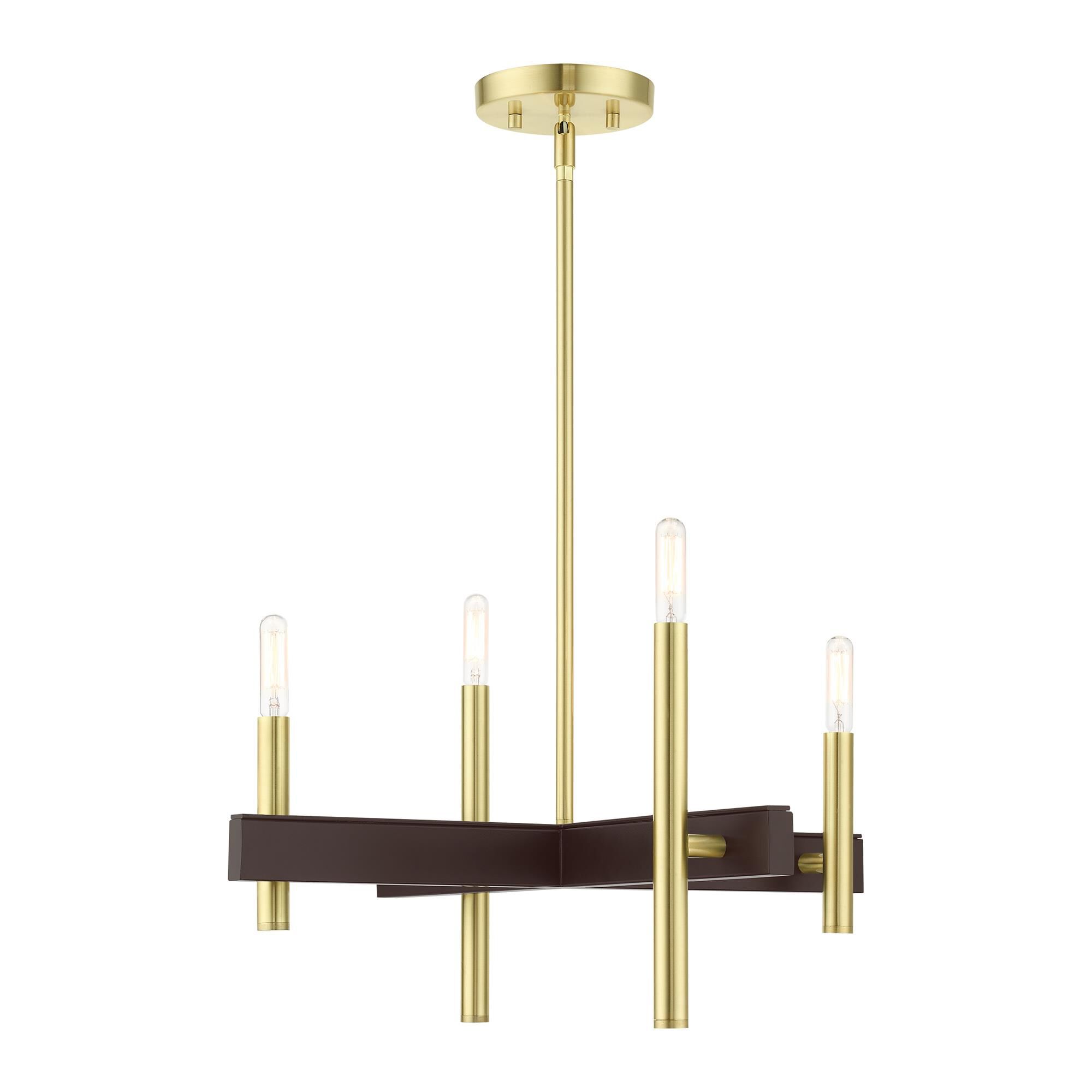 Denmark 4 Light Mini Chandelier by Livex Lighting