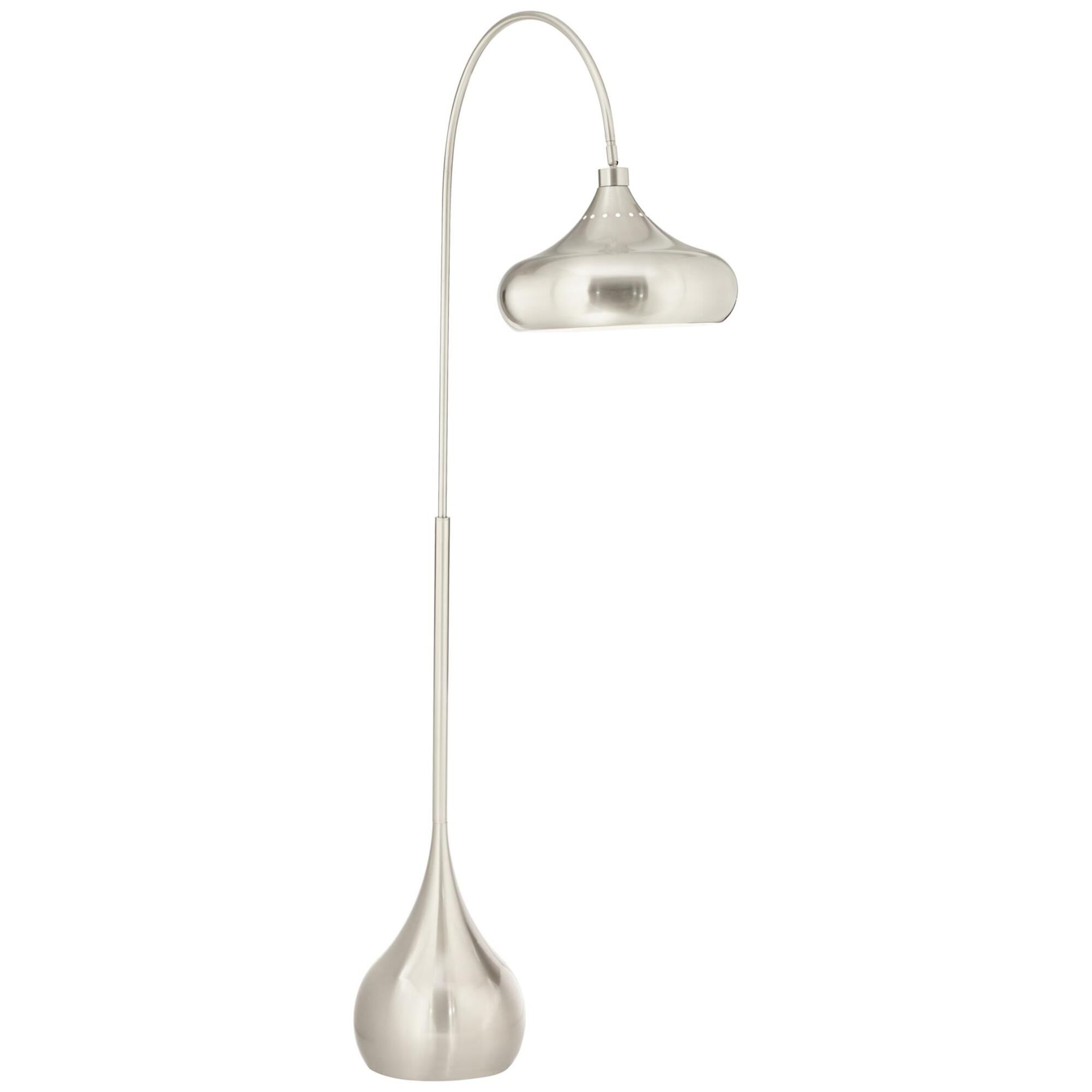 Shown in Brushed Steel finish and Metal shade 