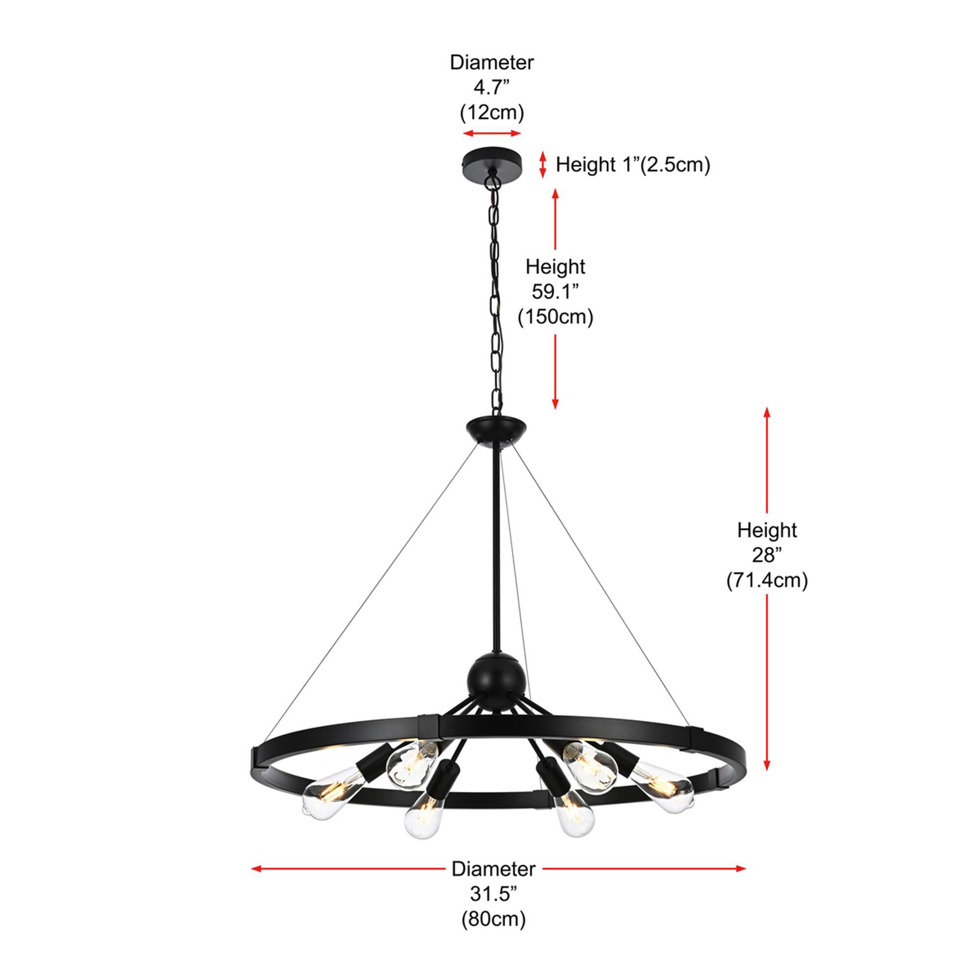 Shown in Black finish