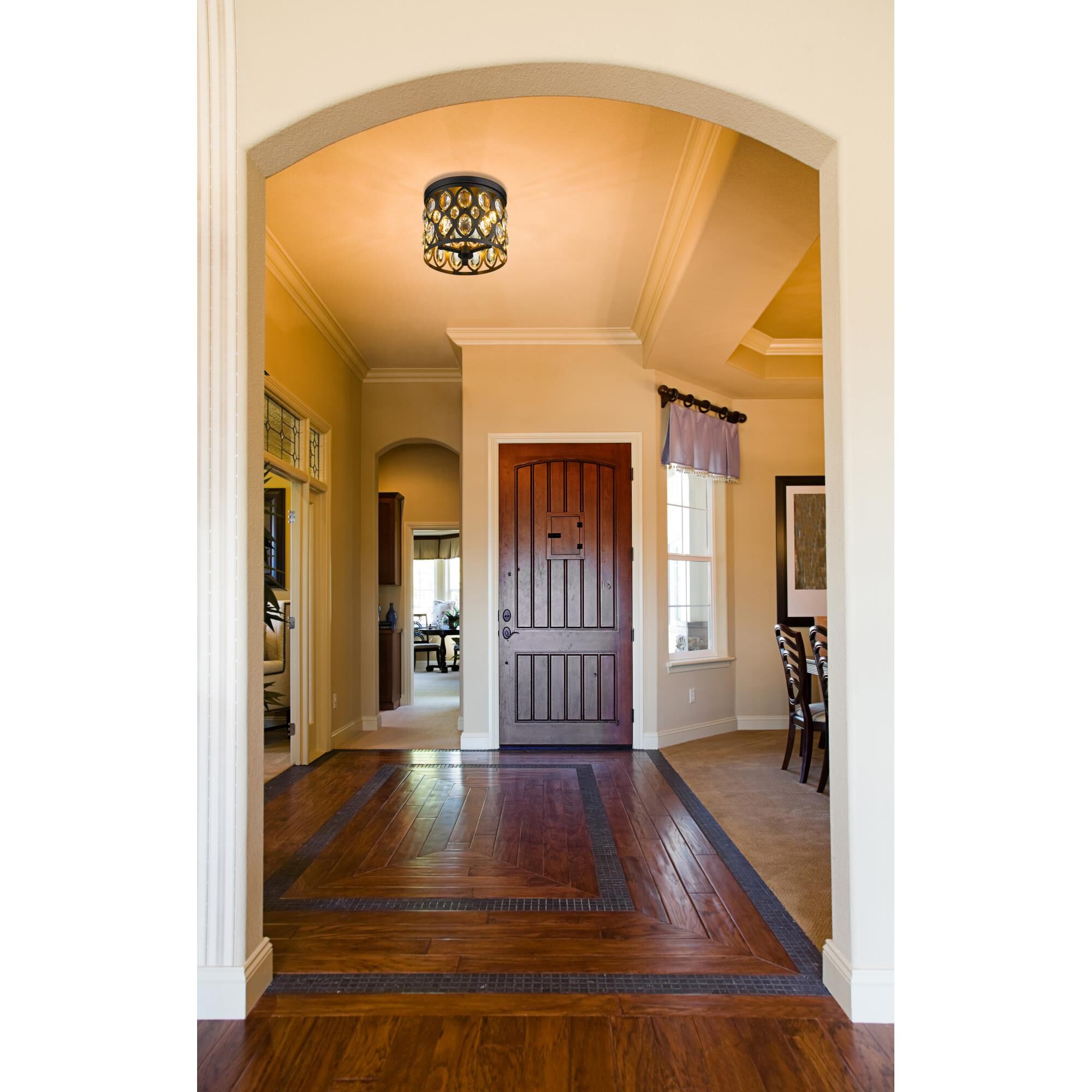 Dealey 12 Inch 3 Light Flush Mount by Z-Lite