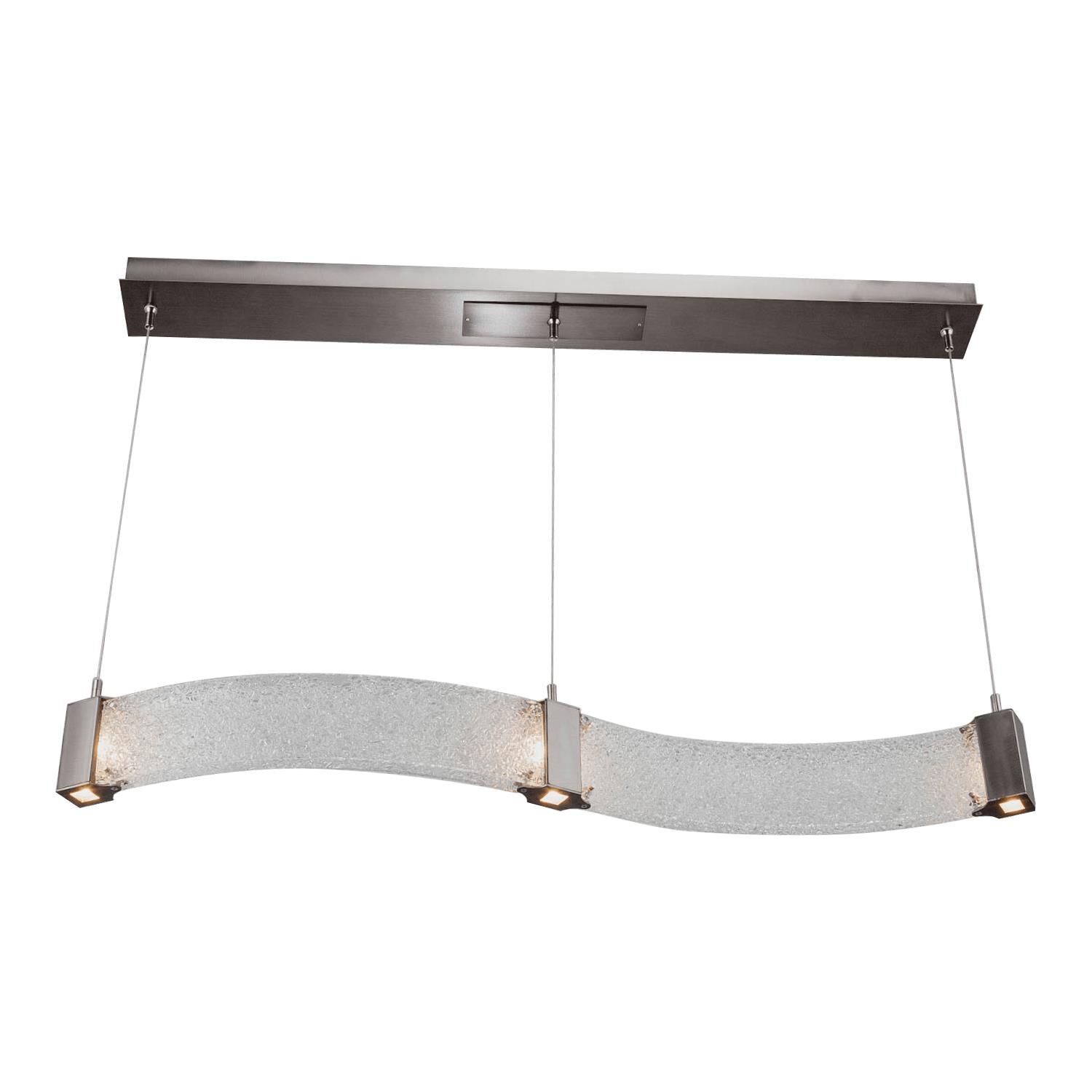 Parallel 48 Inch 7 Light LED Linear Suspension Light by Hammerton Studio