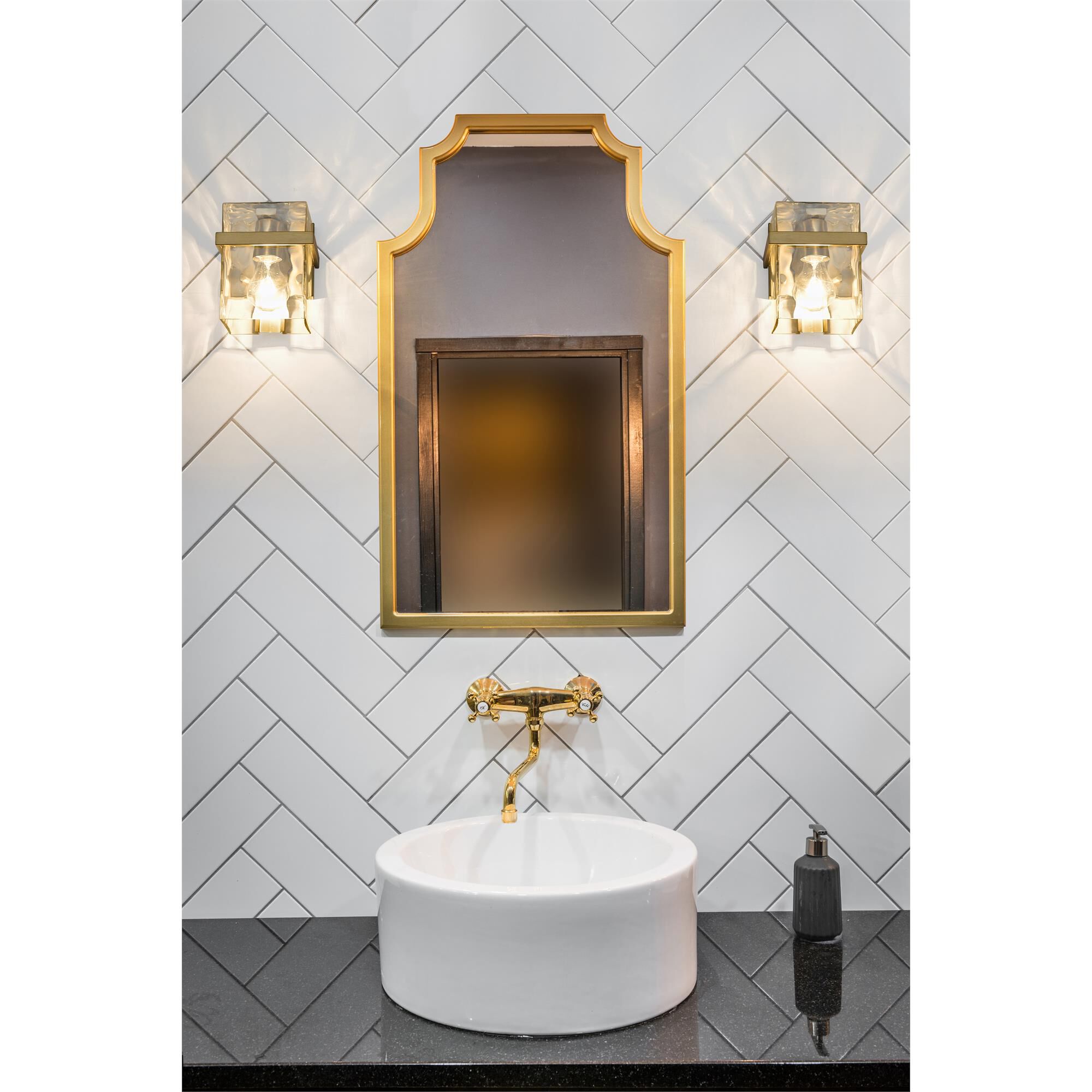 Shown in Modern Gold finish