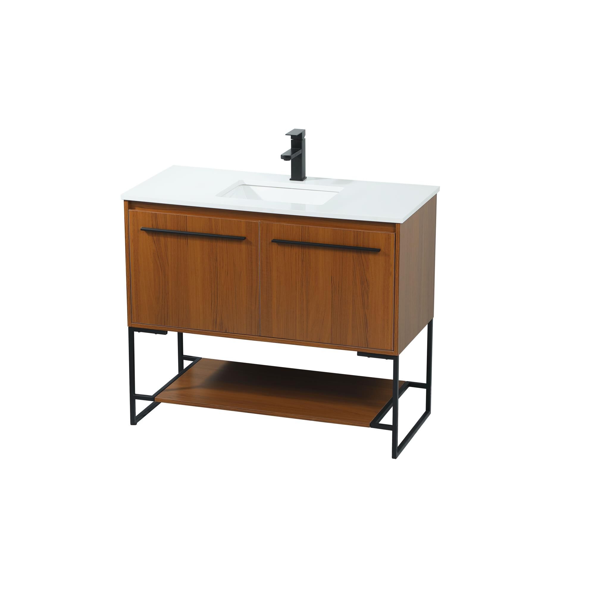 Shown in Teak finish