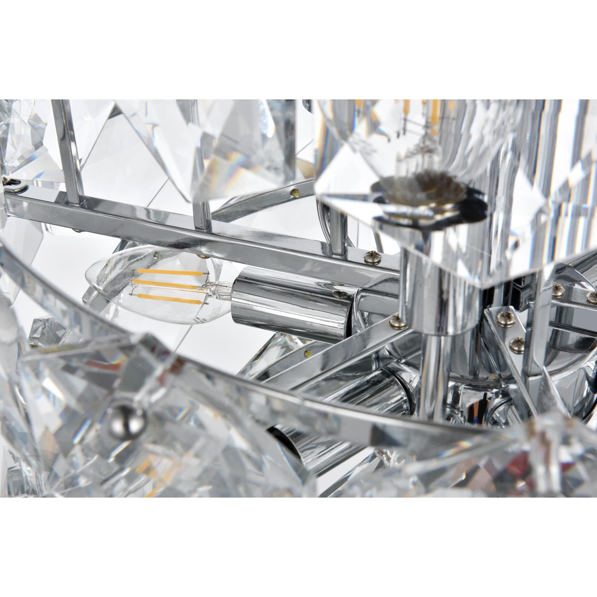 Shown in Chrome  finish and Rc crystal and Clear glass