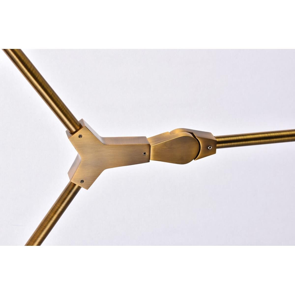 Shown in Brass finish and Clear glass