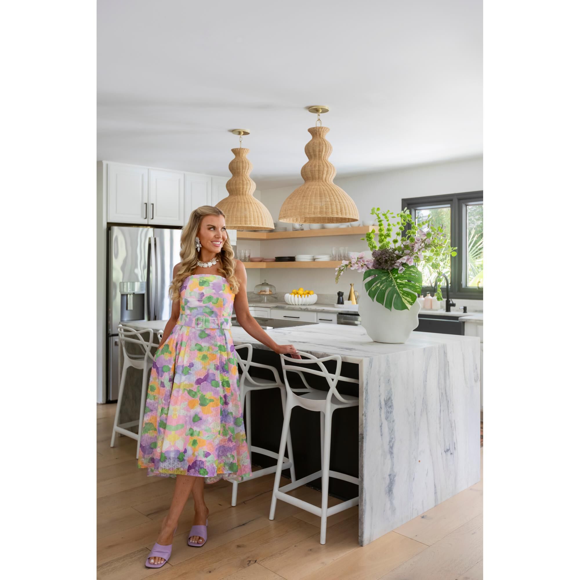 Megan Molten Mayla 21 Inch Large Pendant by Mitzi