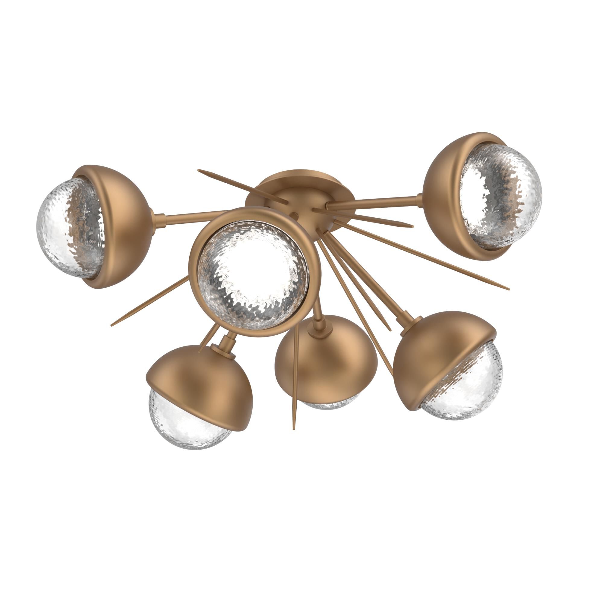 Shown in Novel Brass finish and Clear glass and Metal Shade Matching Finish accent