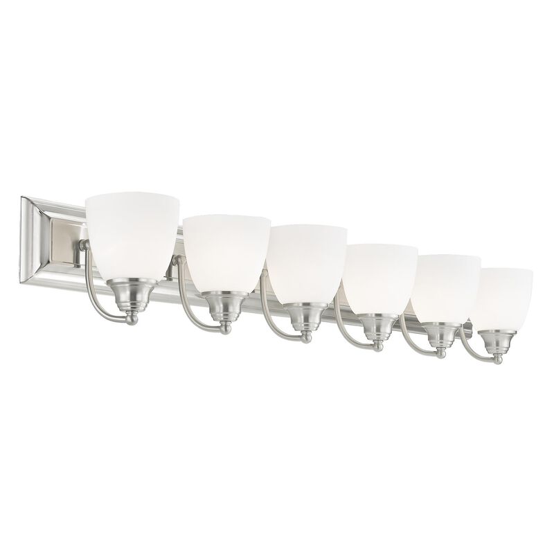 Springfield 48 Inch 6 Light Bath Vanity Light by Livex Lighting