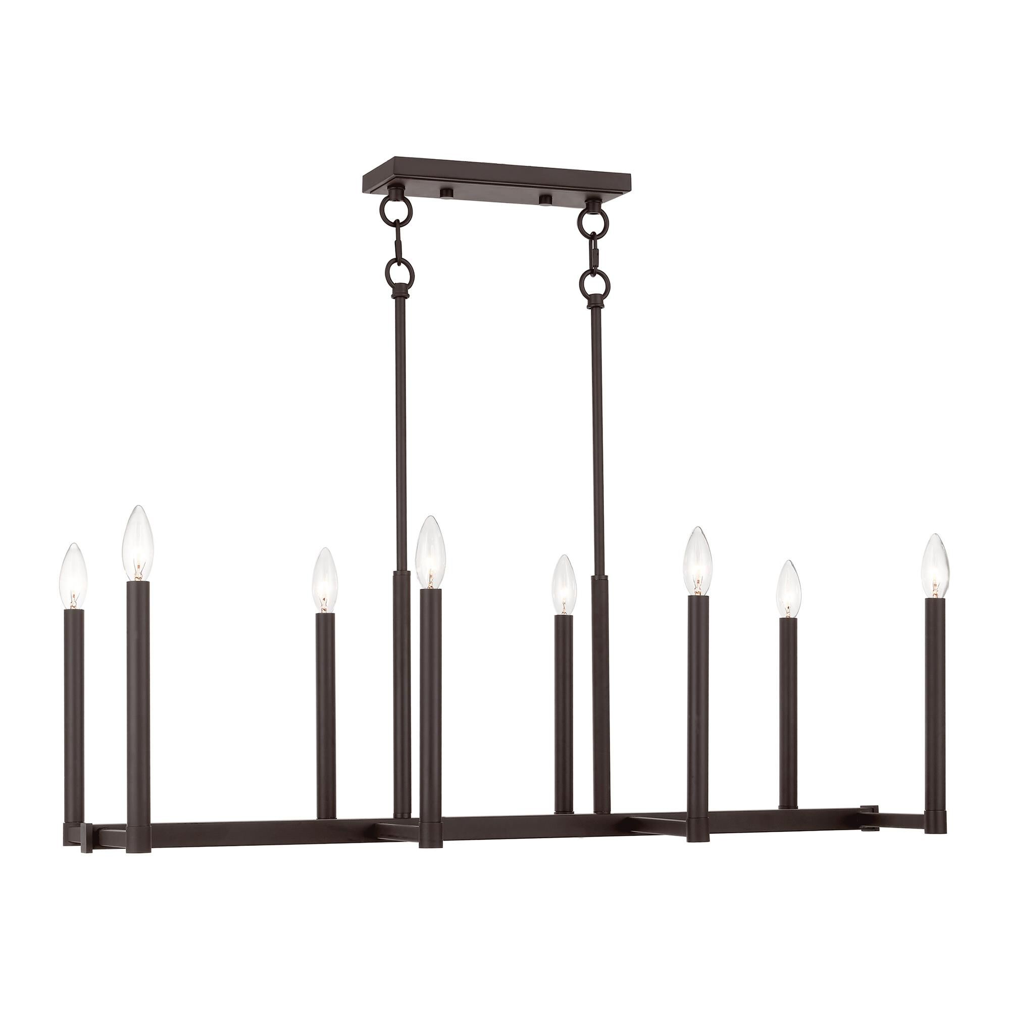 Alpine 36 Inch 8 Light Linear Suspension Light by Livex Lighting