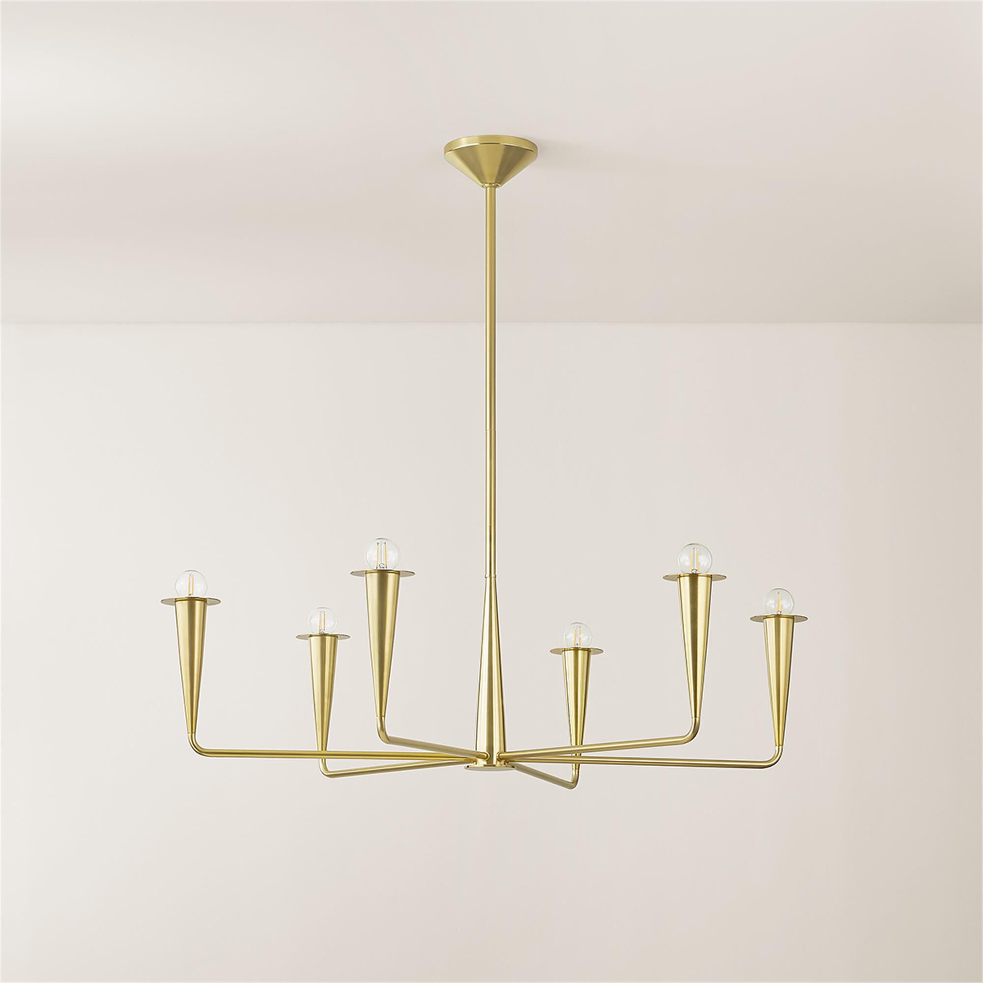 The Lifestyled Co Danna Large Chandelier,