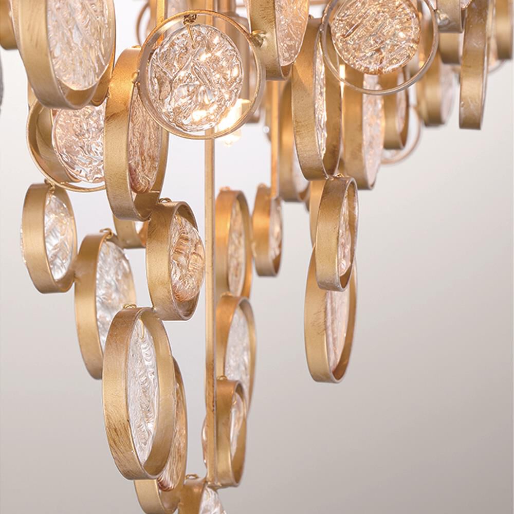 Shown in gold finish