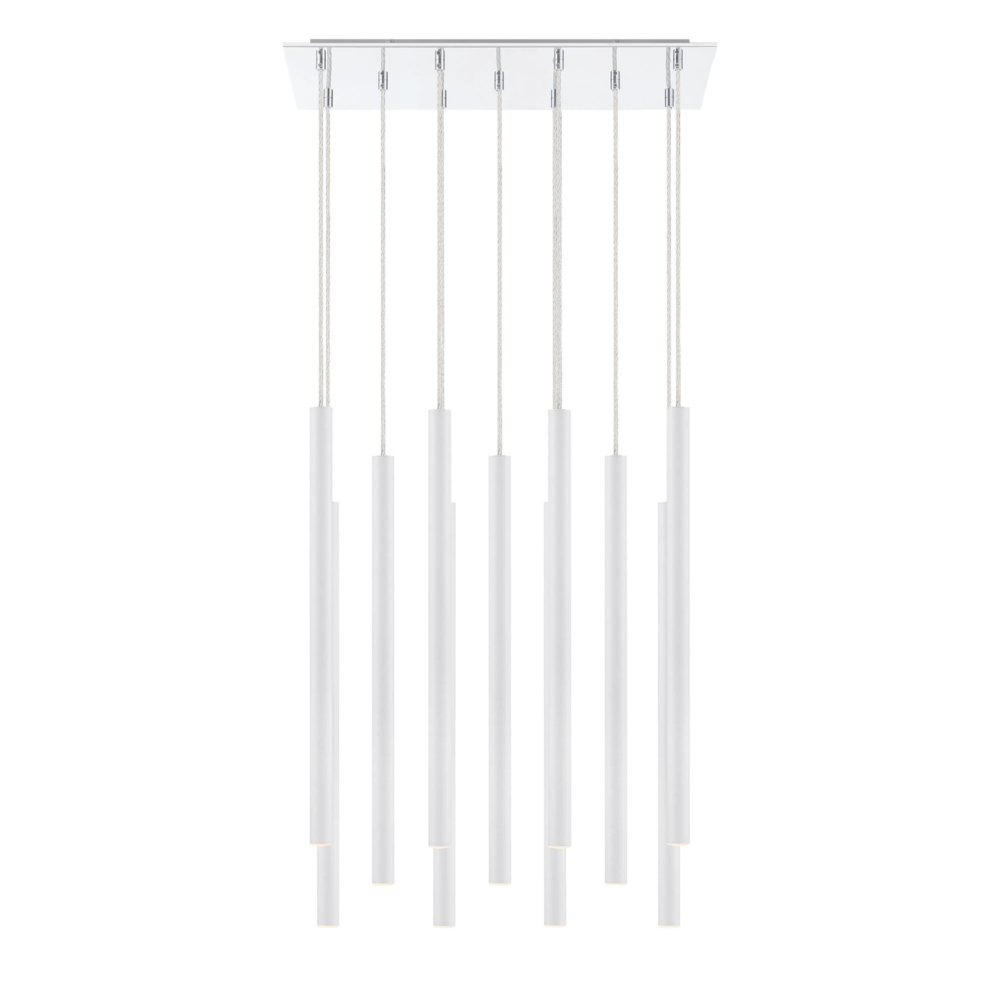 Shown in Chrome finish and Steel glass and Steel shade