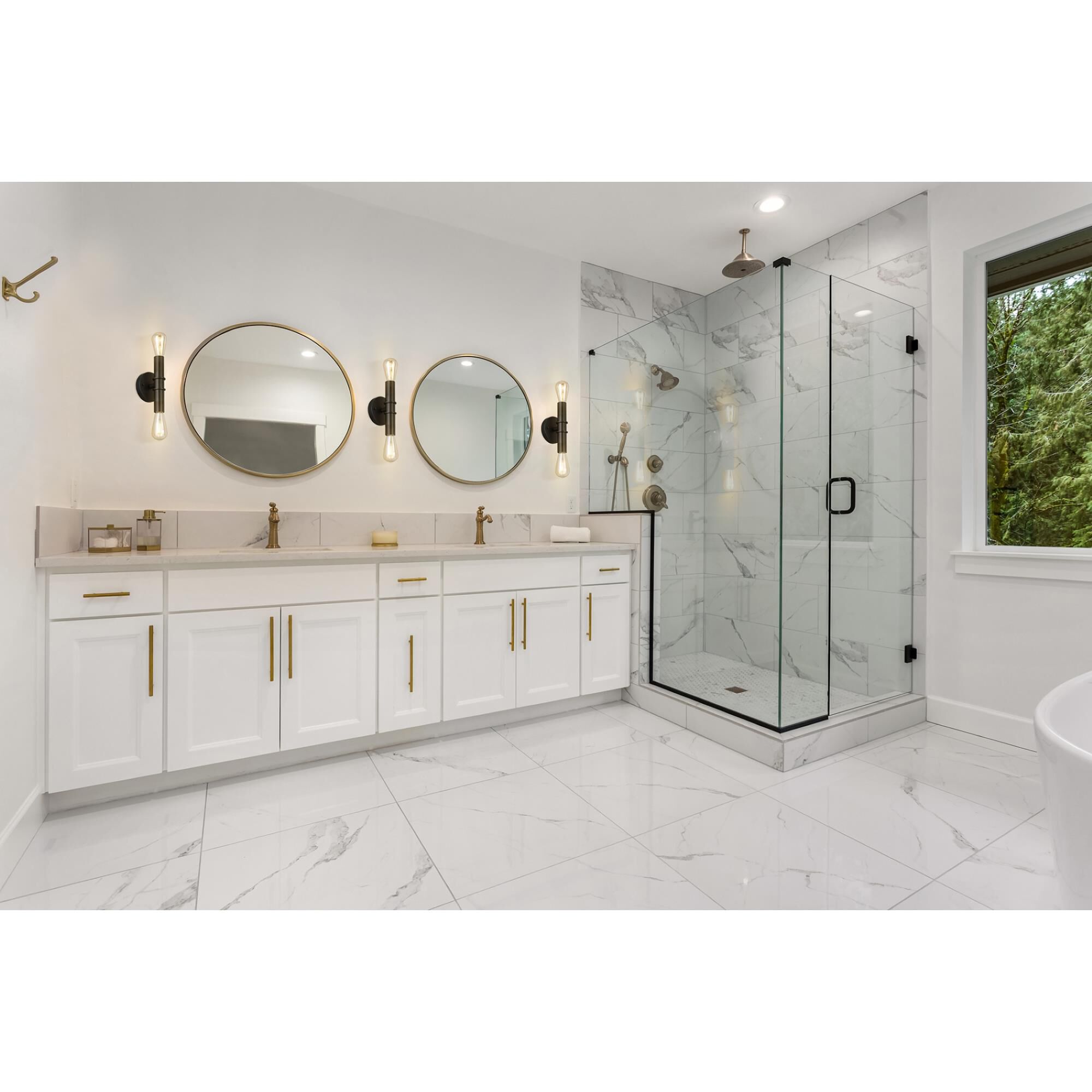 Eglo Drucker 9 Inch 2 Light Bath Vanity Light by Eglo Lighting