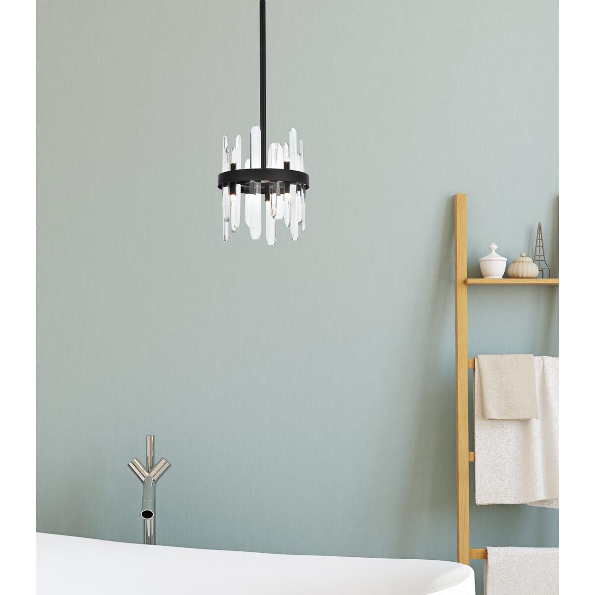 Serena 10 Inch Mini Pendant by Elegant Lighting