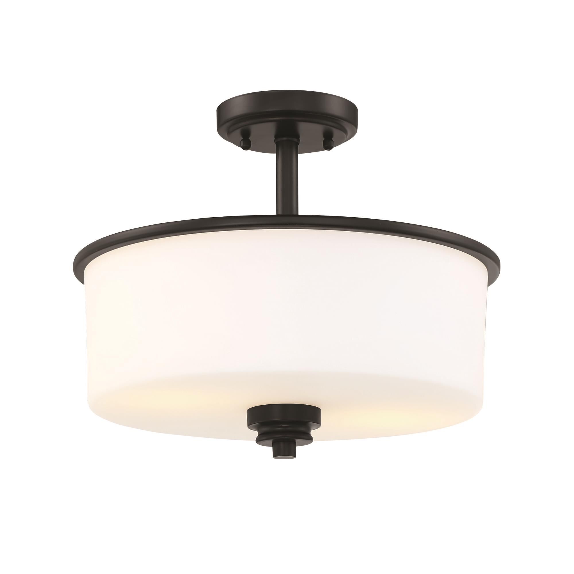 Bolden 13 Inch 2 Light Semi Flush Mount by Craftmade