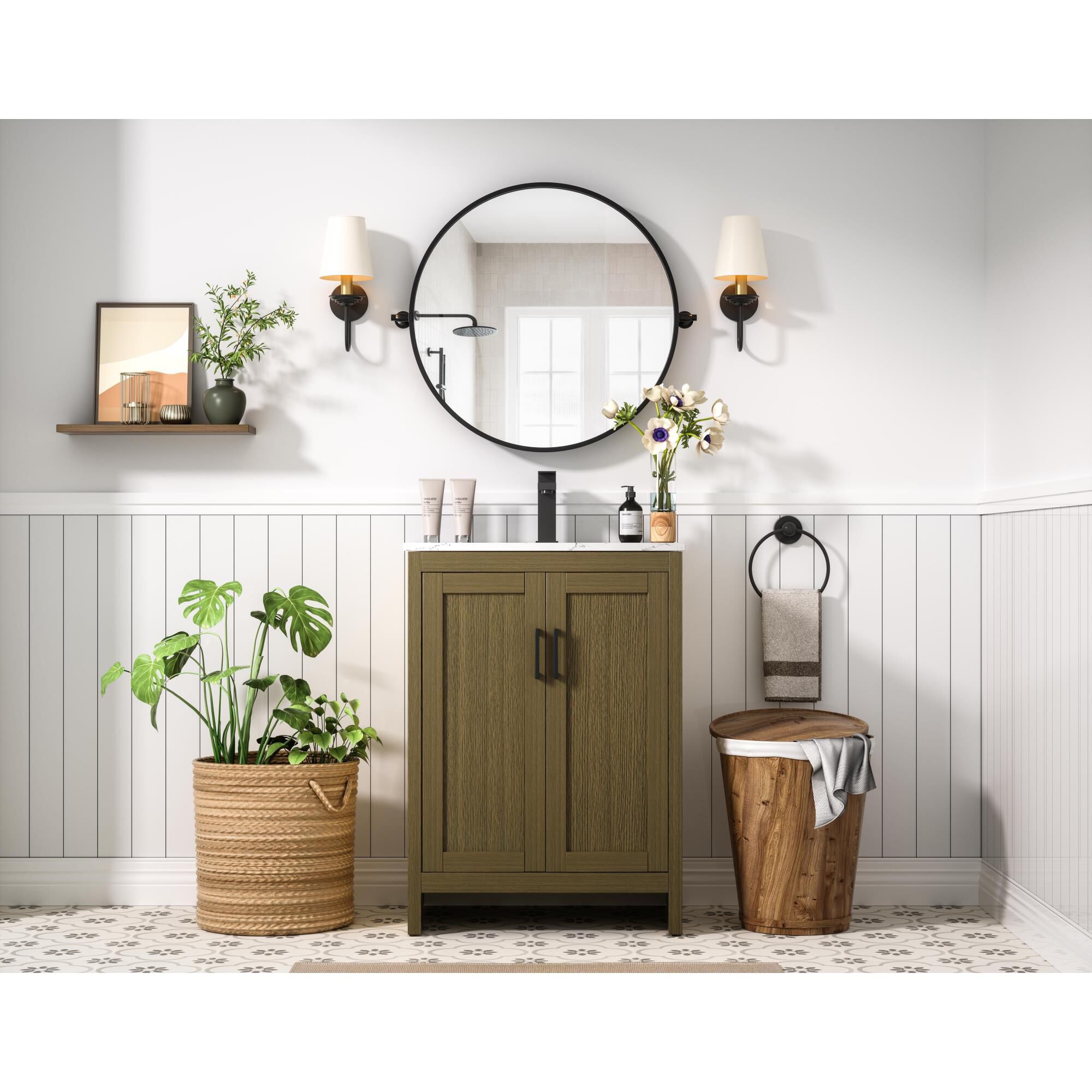 Finnley 24 Inch Bath Vanity by Elegant Dcor