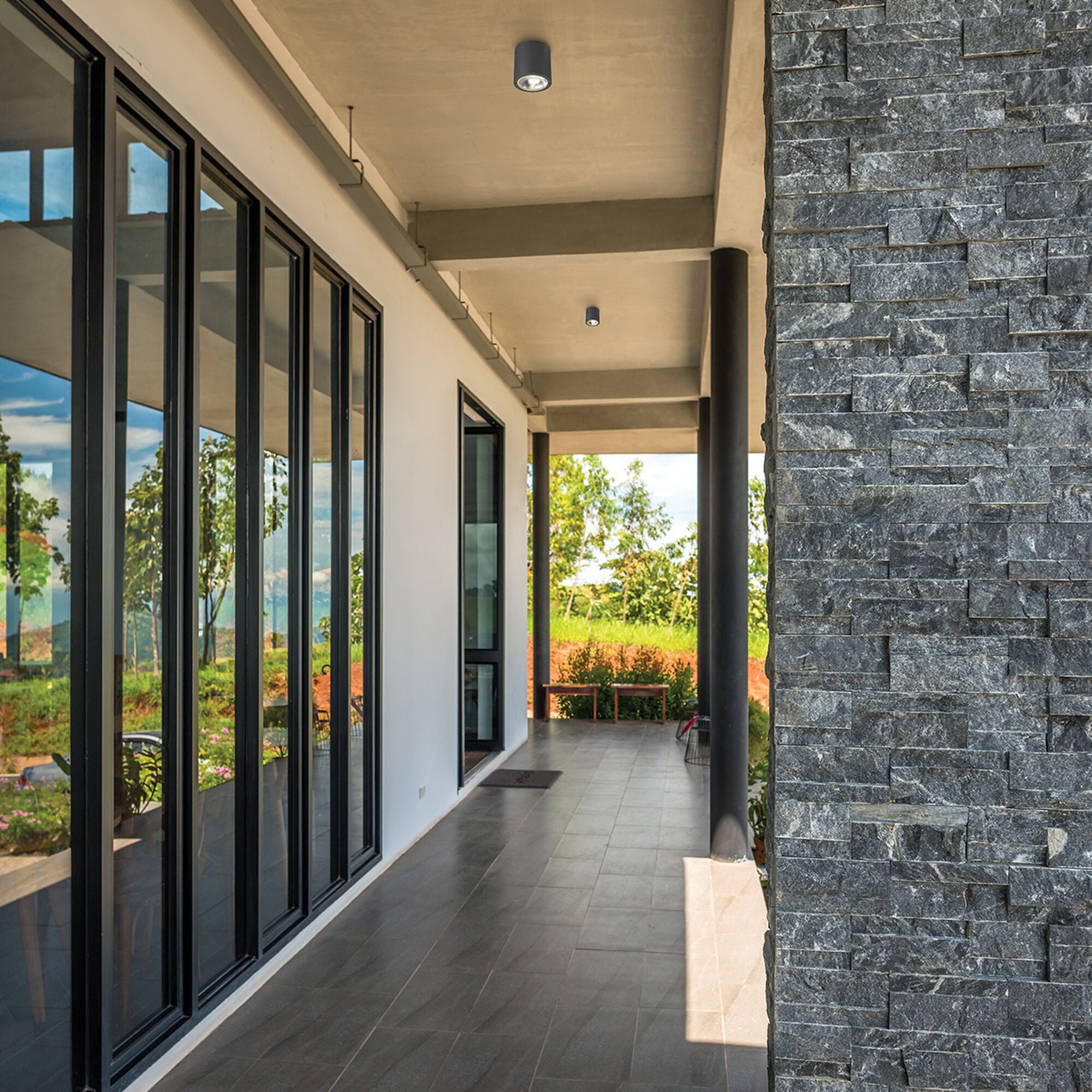 Shown in Black finish