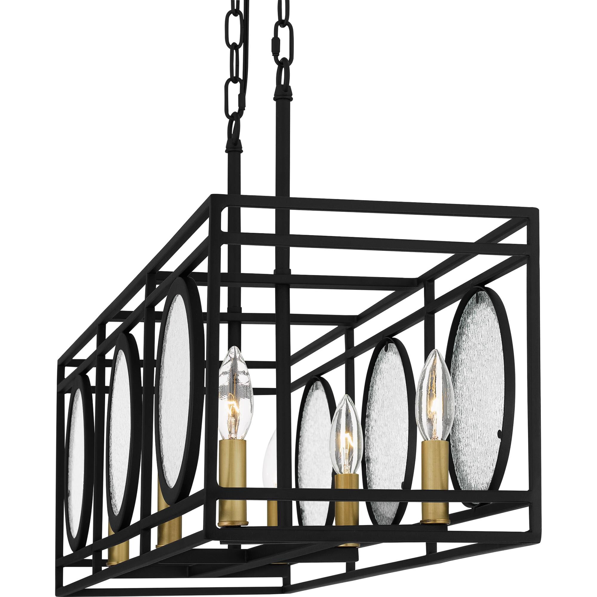 Chalamont 36 Inch 6 Light Linear Suspension Light by Quoizel