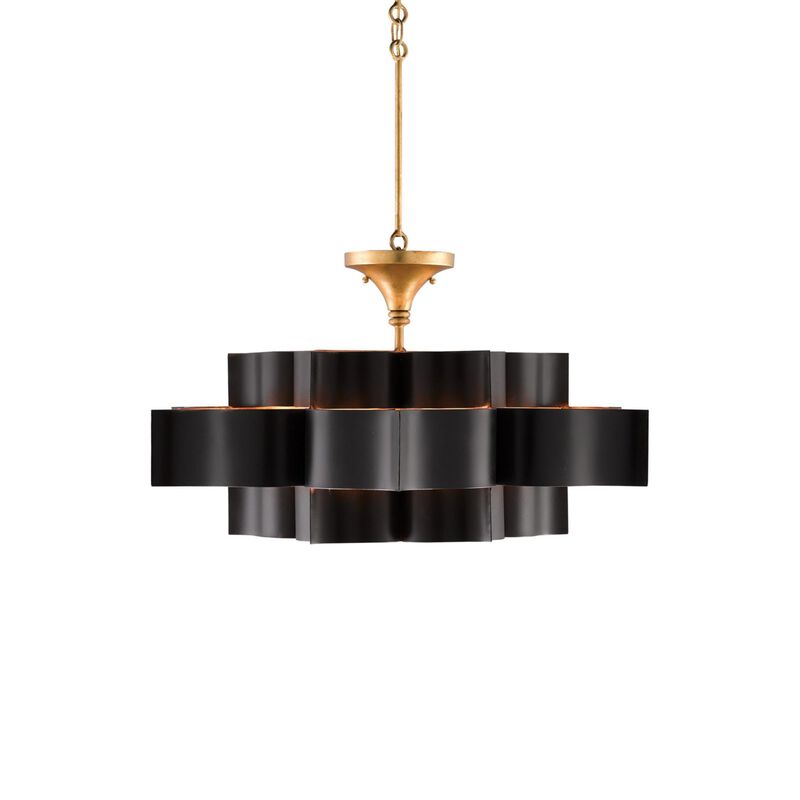 Grand Lotus Large Pendant by Currey and Company