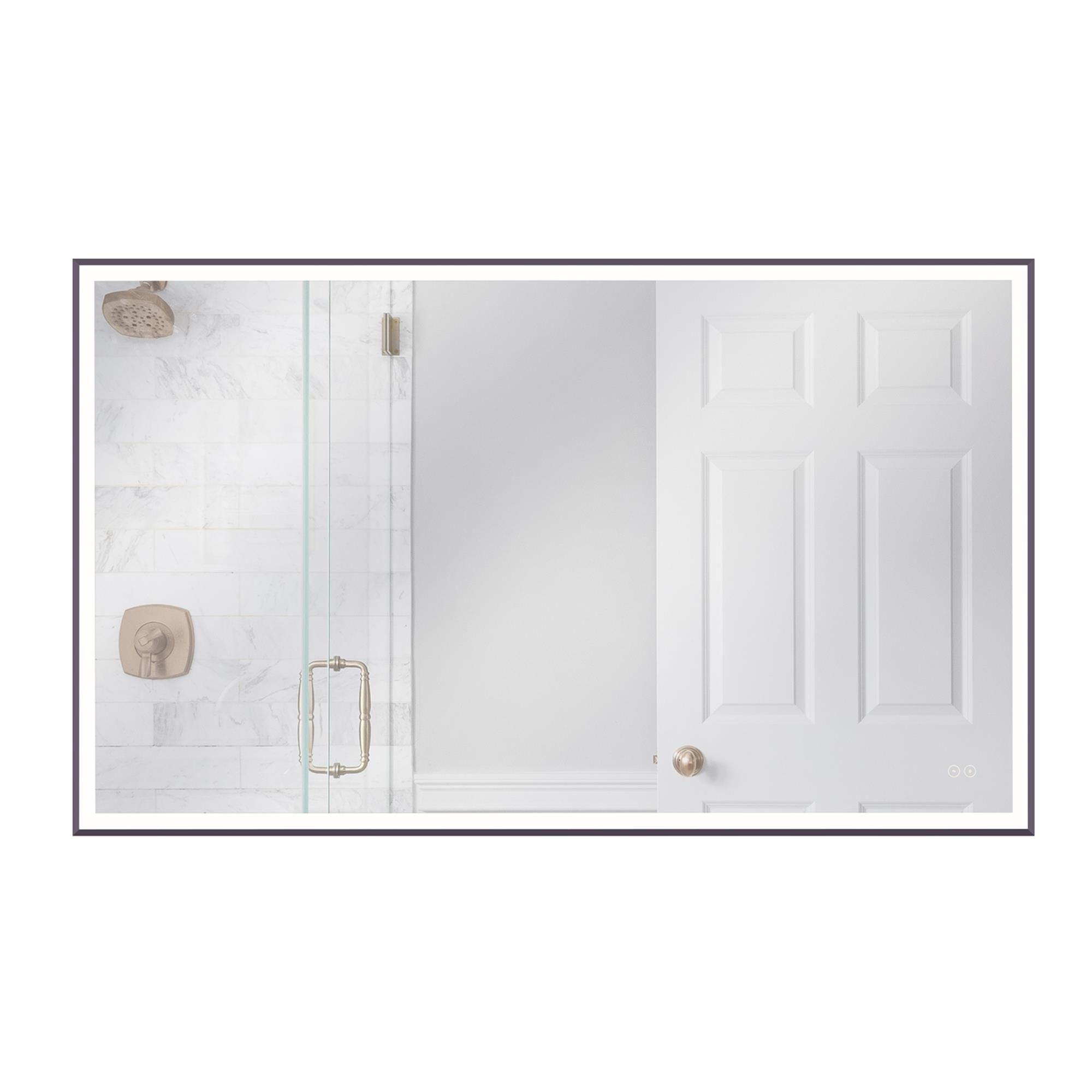 Framed,LED 60 Inch LED Lighted Mirror,