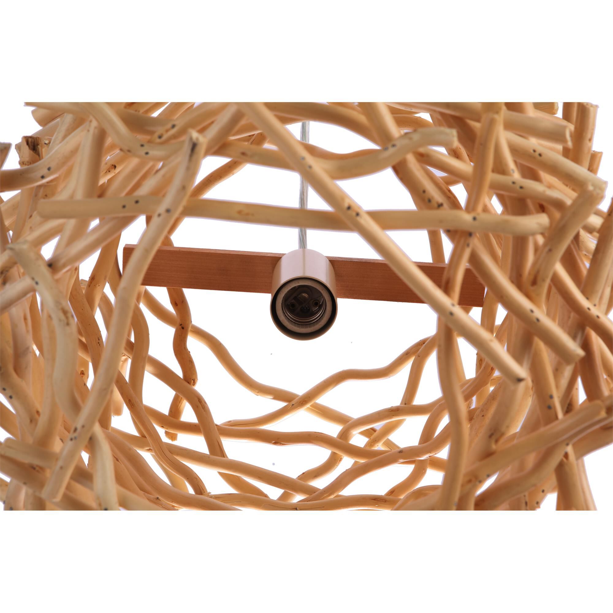 Natural 17 Inch Pendant Light,