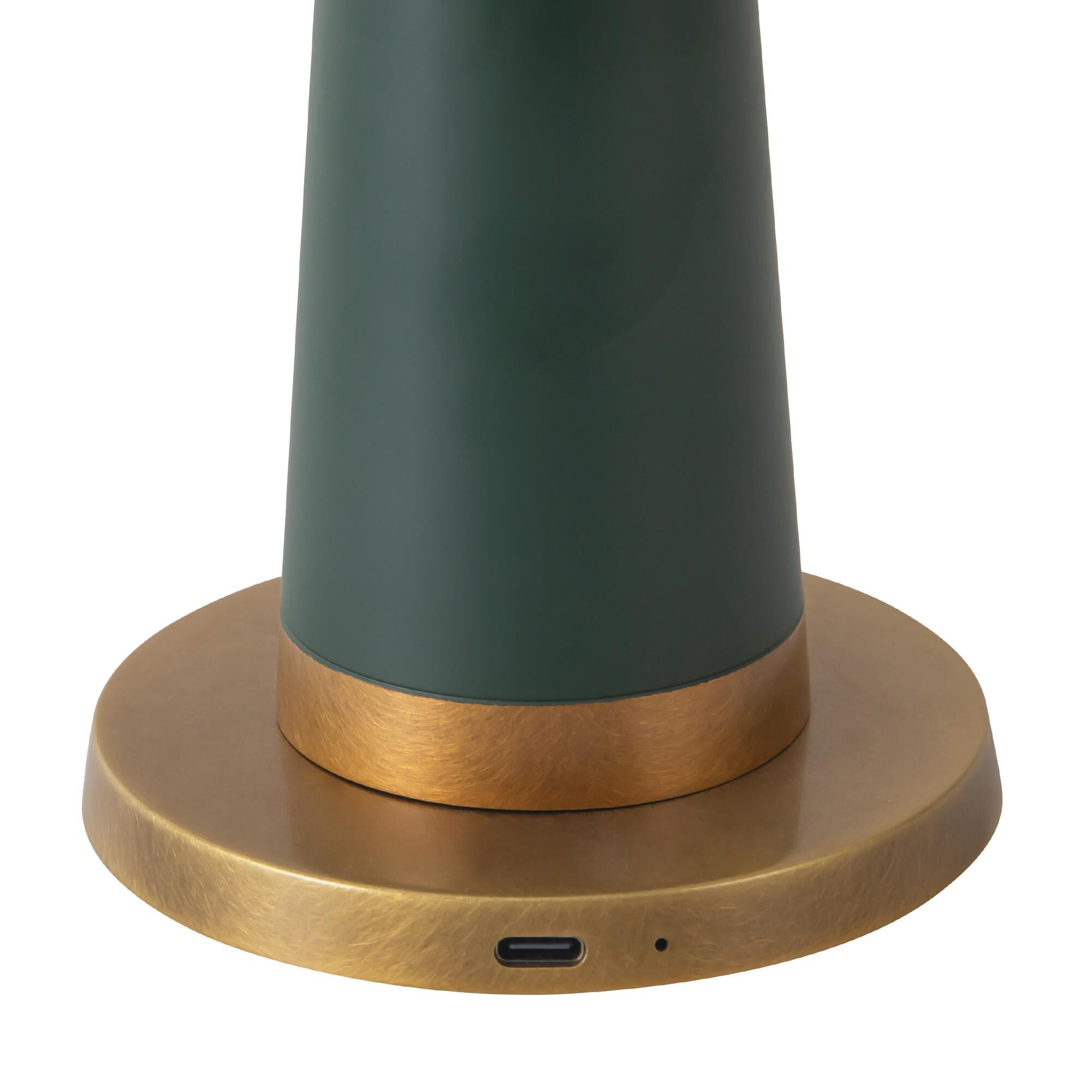 Shown in Pine Green finish and Opal glass