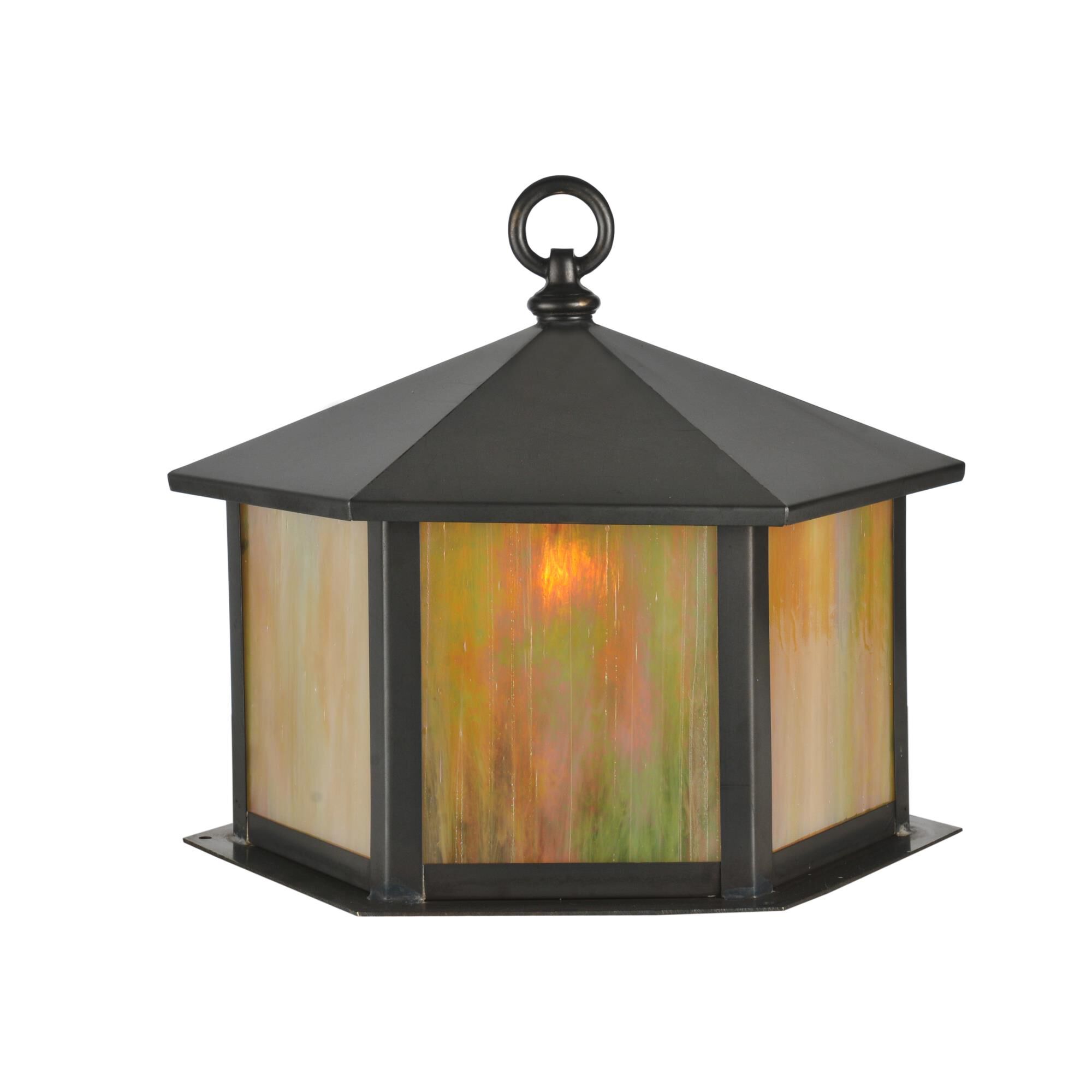 Gazebo 10 Inch Tall Outdoor Pier Lamp by Meyda Lighting