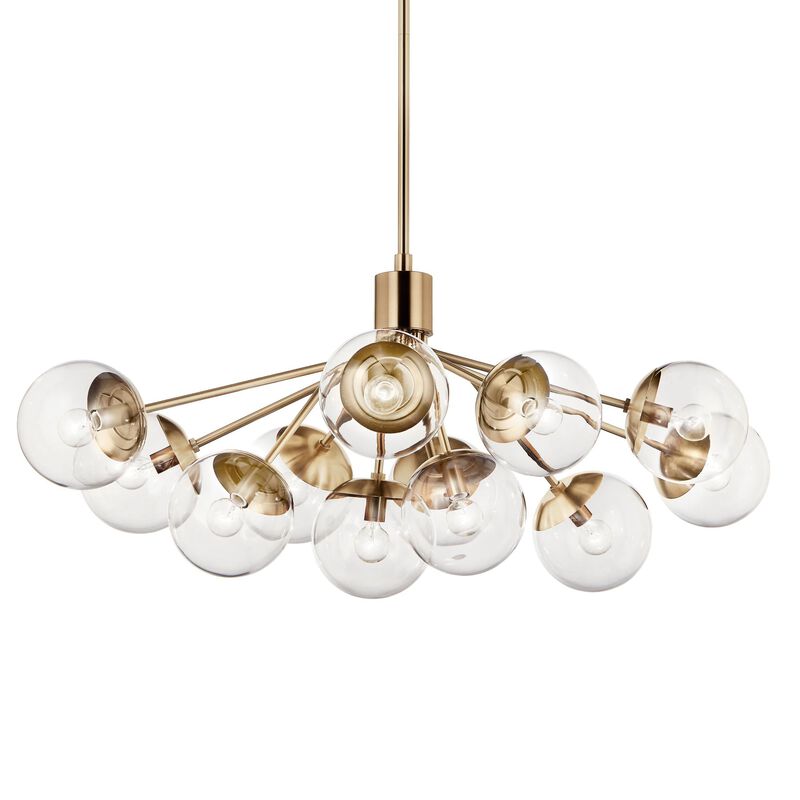 Silvarious Medium Linear Chandelier by Kichler